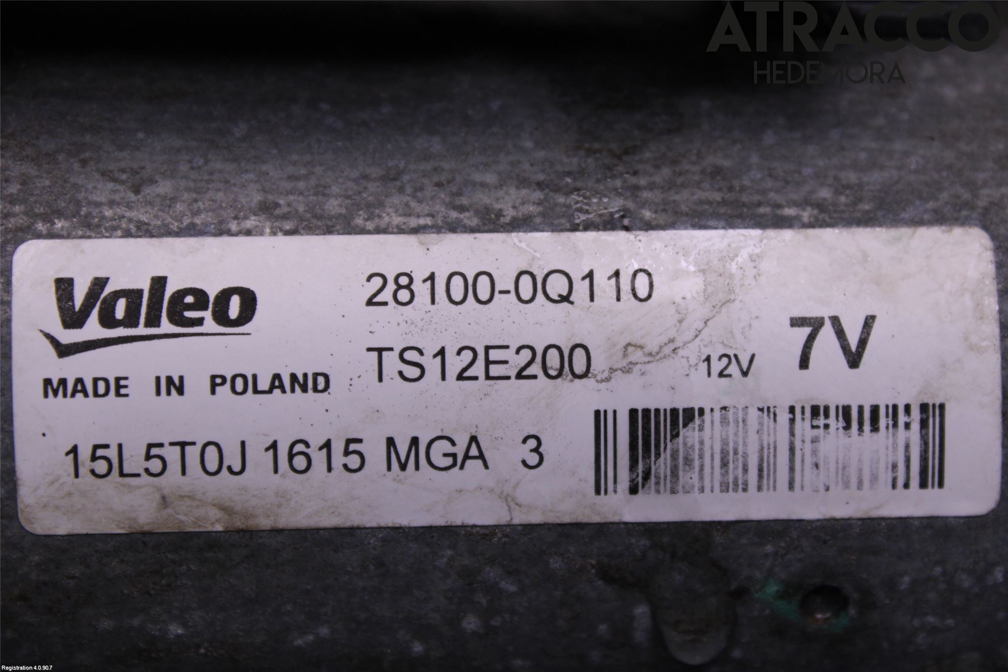 Peugeot 108 15-22 Startmotor