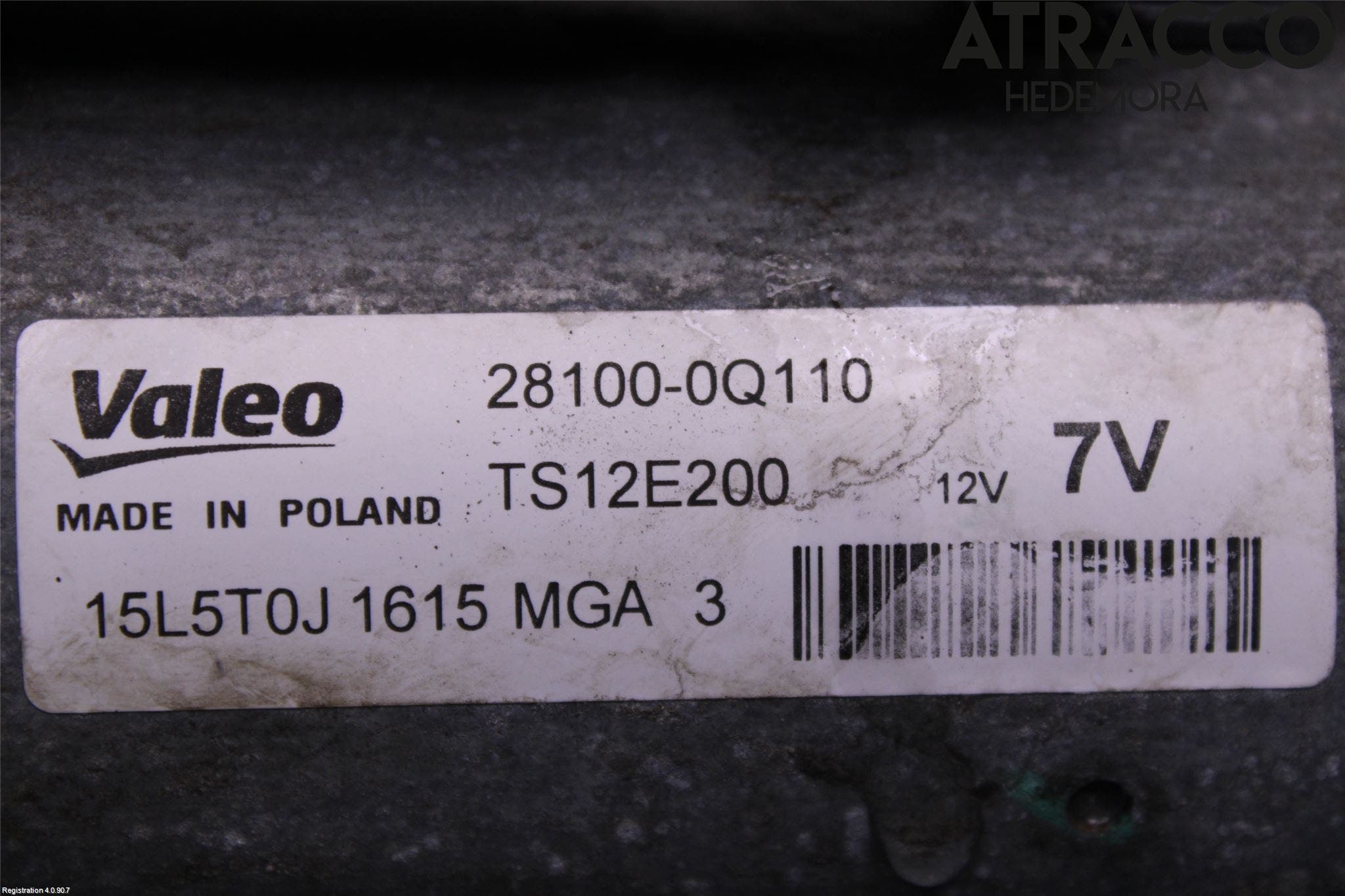 Peugeot 108 15-22 Startmotor