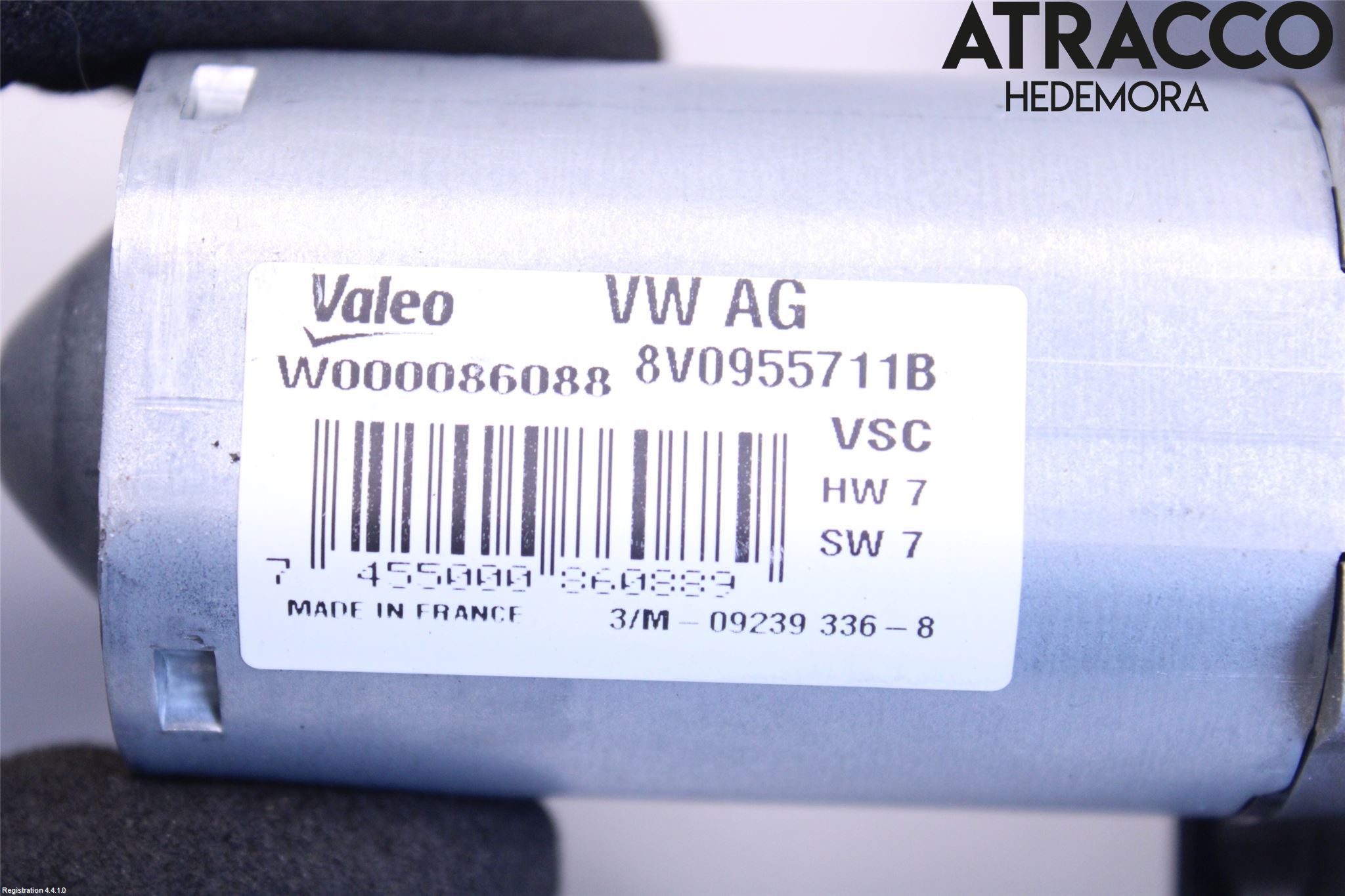 Audi Q2/SQ2 17- Torkarmotor Baklucka