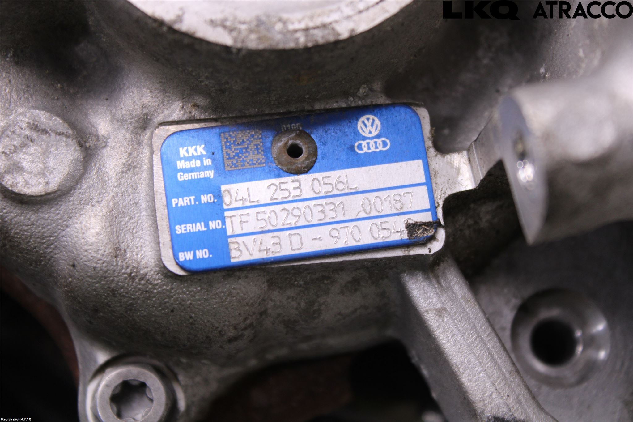 Audi A4/S4 B9 16-19 Turboaggregat