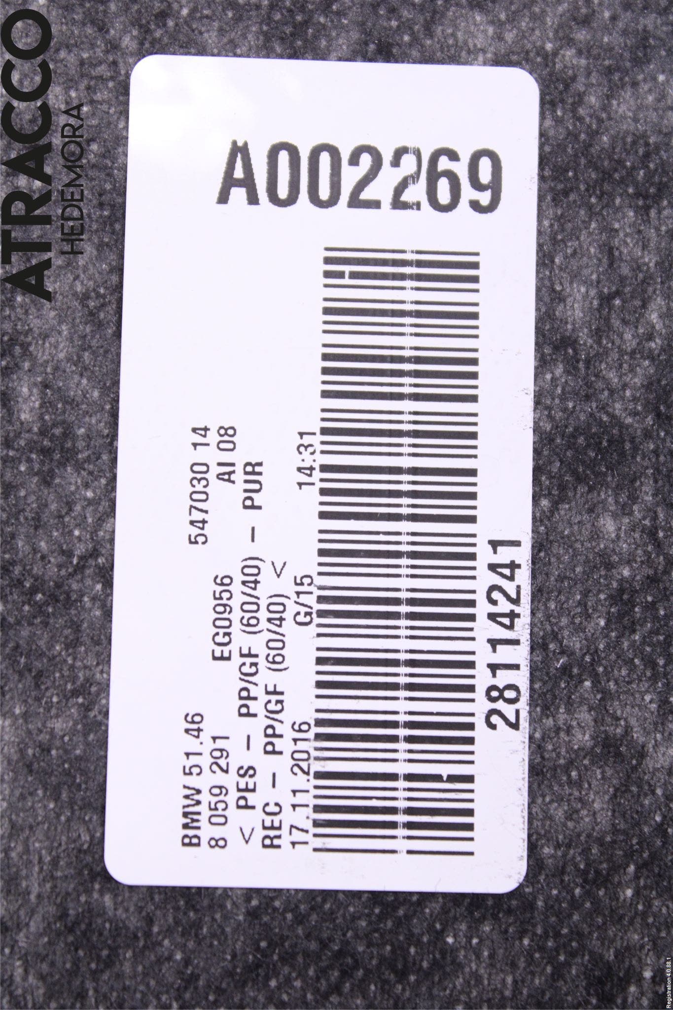 BMW 4 F32/F33/F82/F83 13-20 Hatthylla