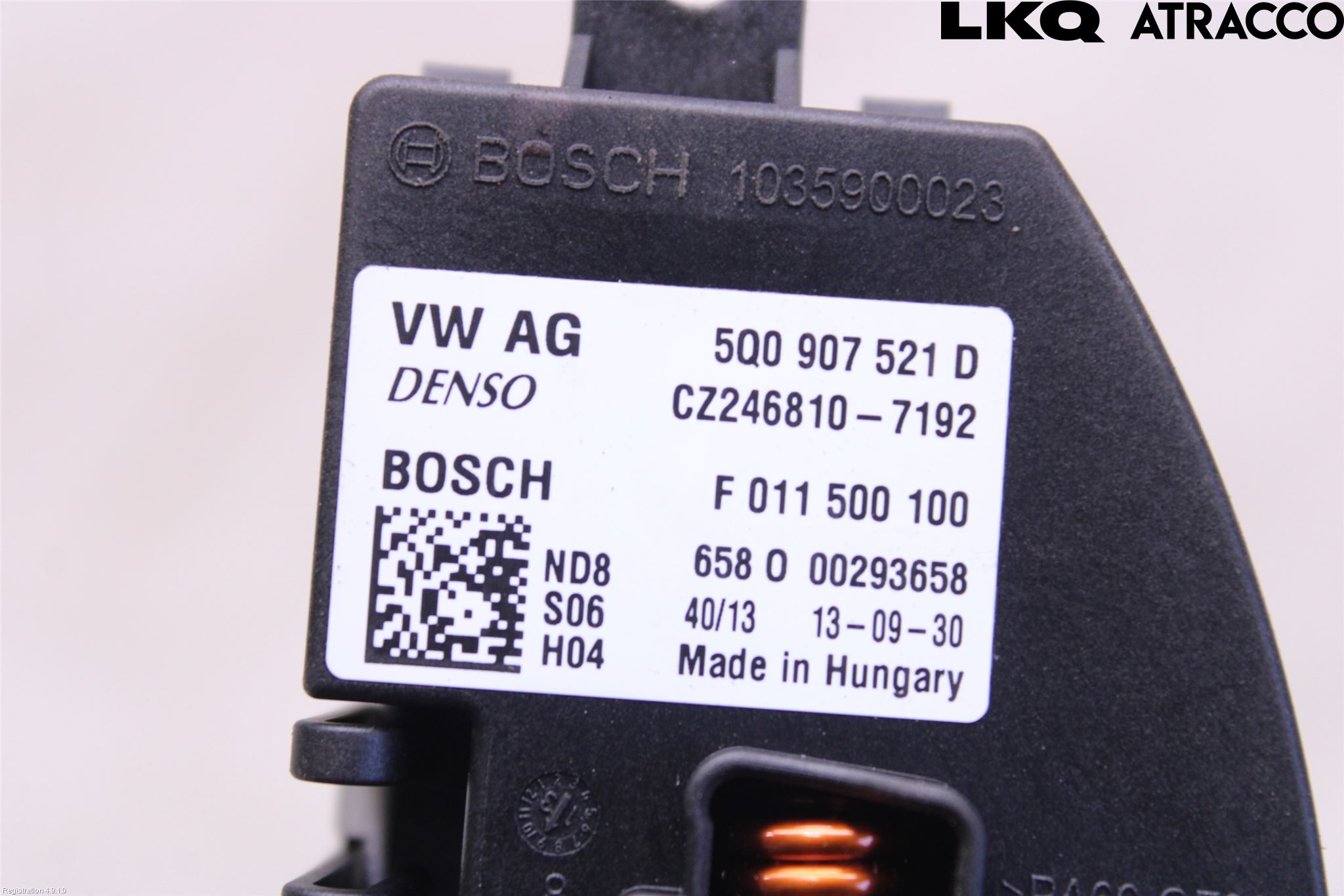 Volkswagen VW GOLF / E-GOLF VII 13-20 Värmefläktsmotstånd