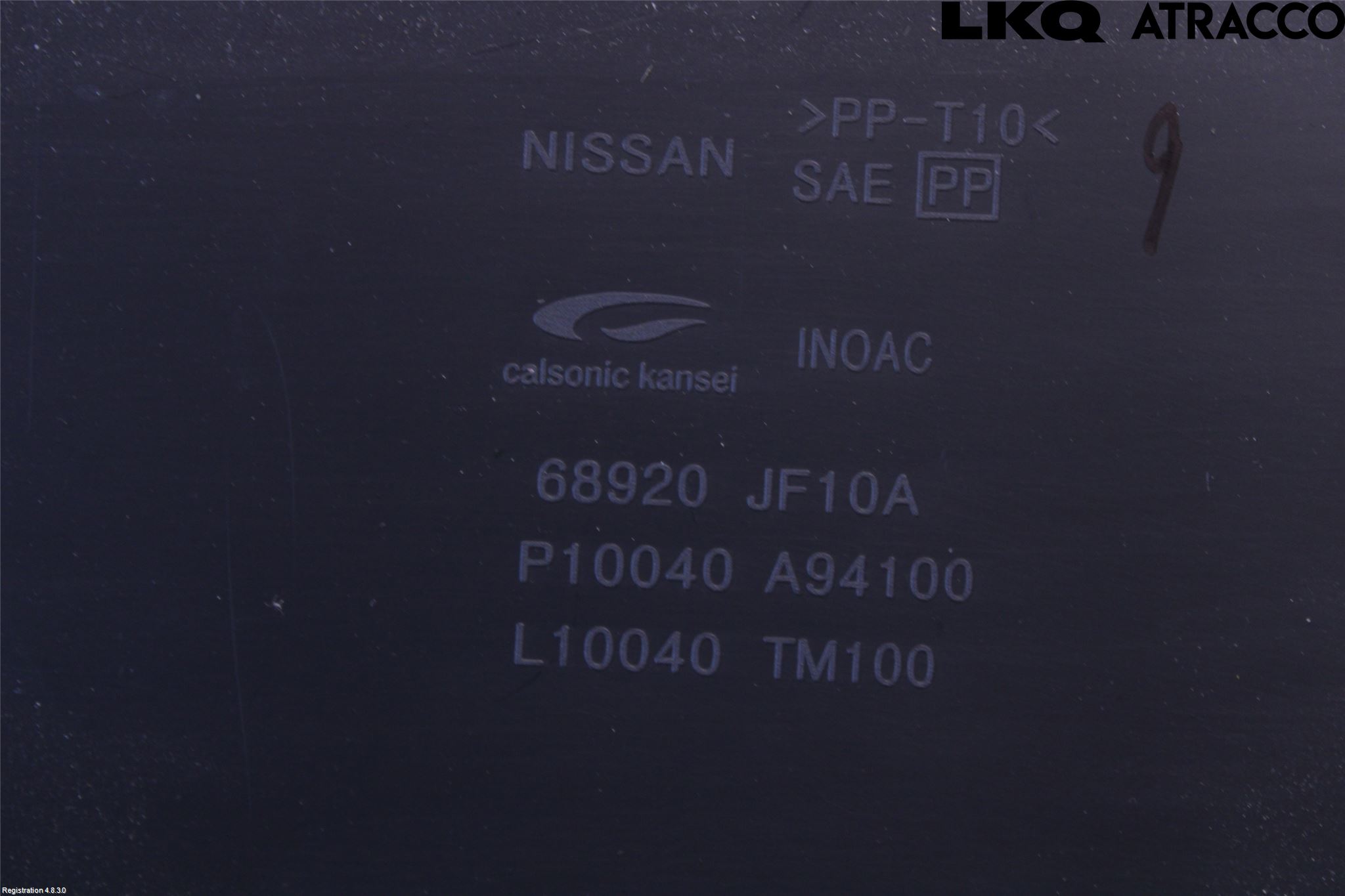 Nissan GT-R Instrumentbräda Sparkskydd