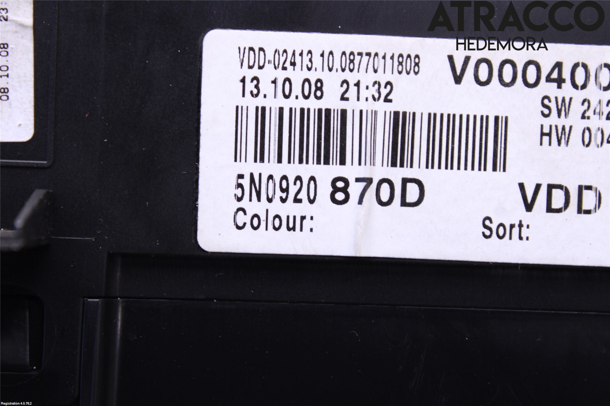 Volkswagen VW TIGUAN 07-16 Instrument Komb