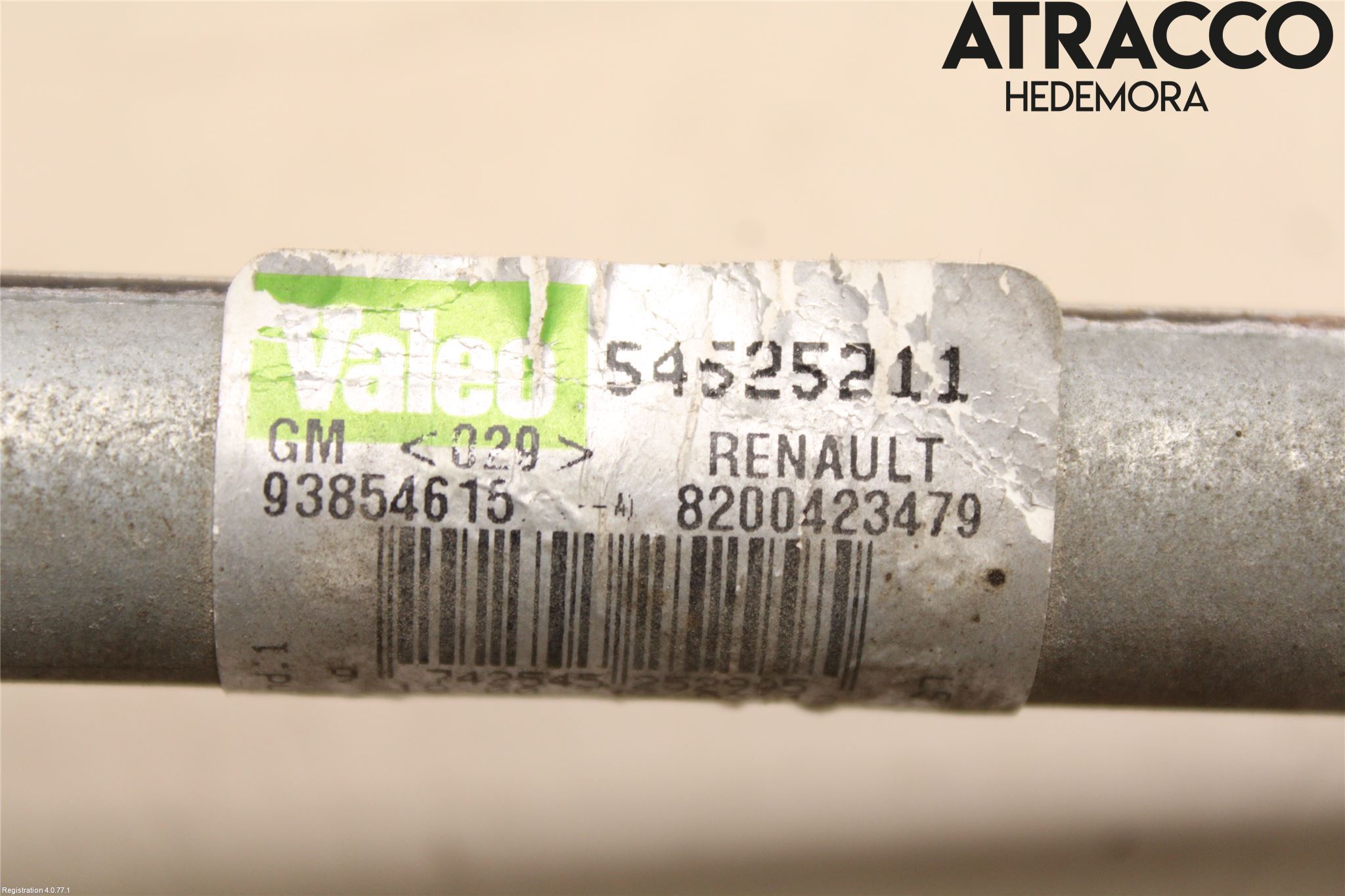 Nissan PRIMASTAR Torkarmekanism Vindruta