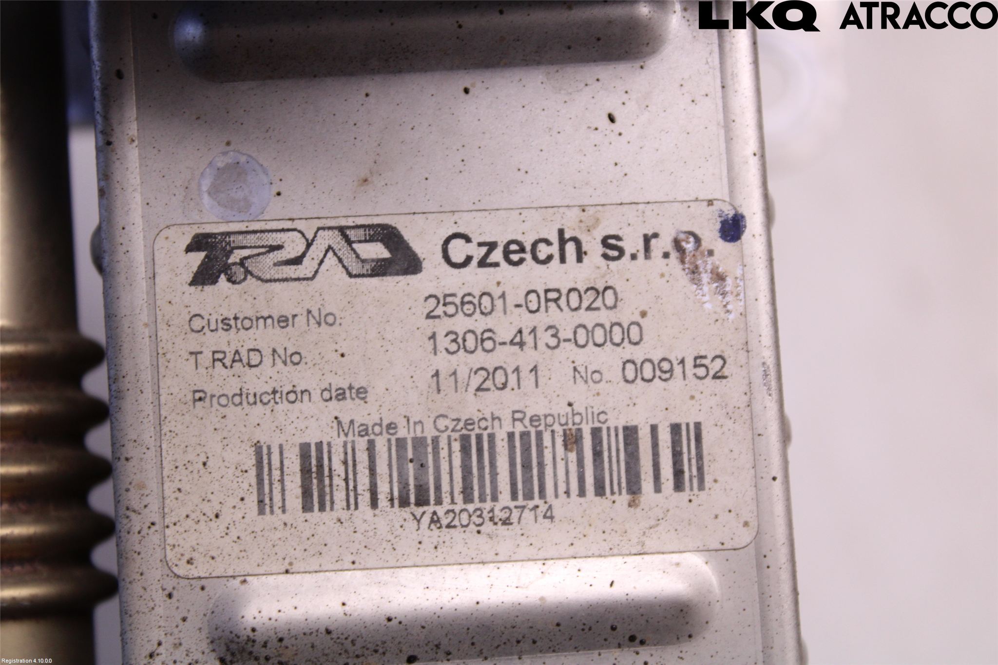 Toyota VERSO 09-18 Avgaskylare