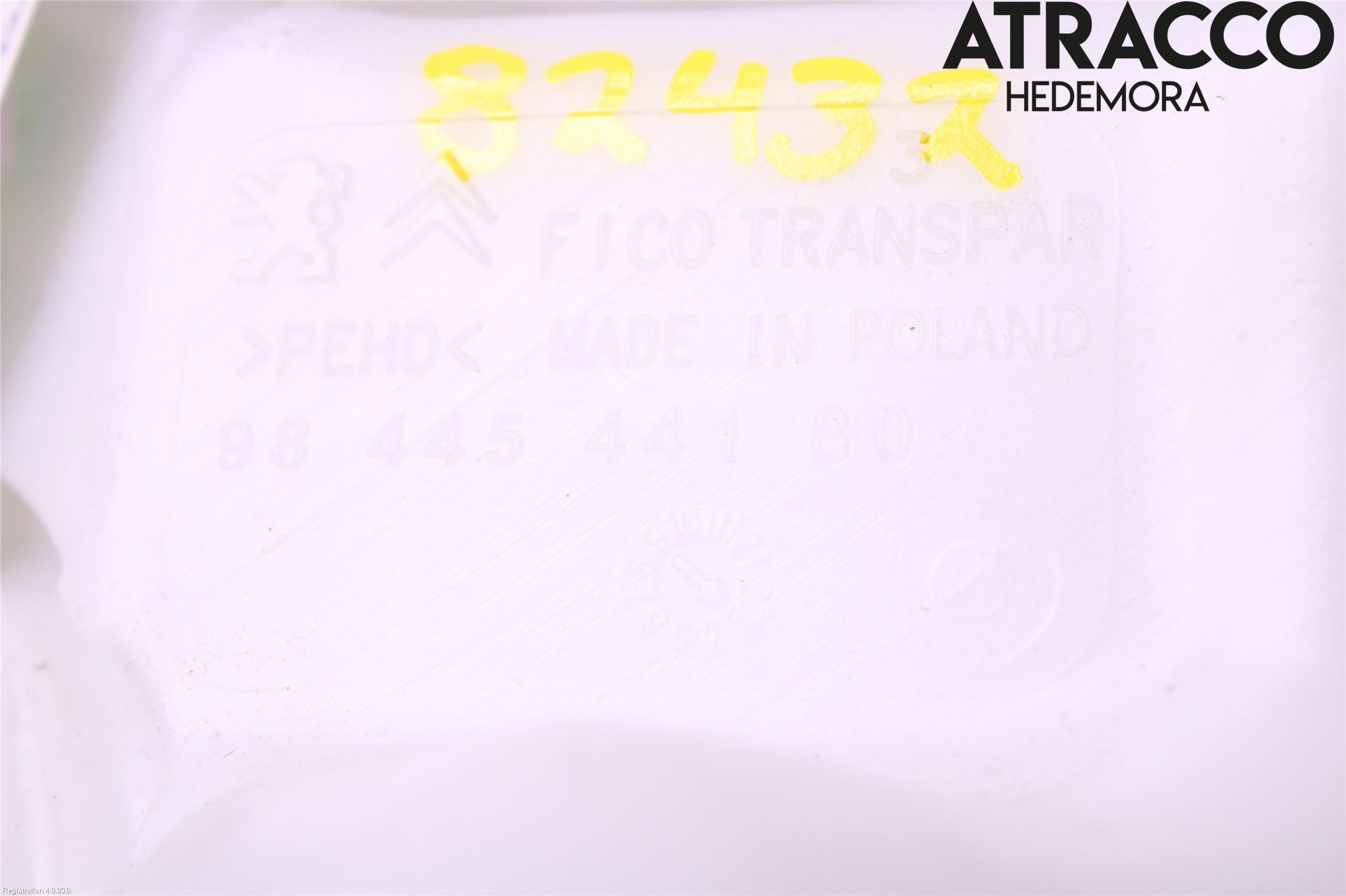 Citroen COTROEN C3 17-24 Spolartank Vindruta-Strål
