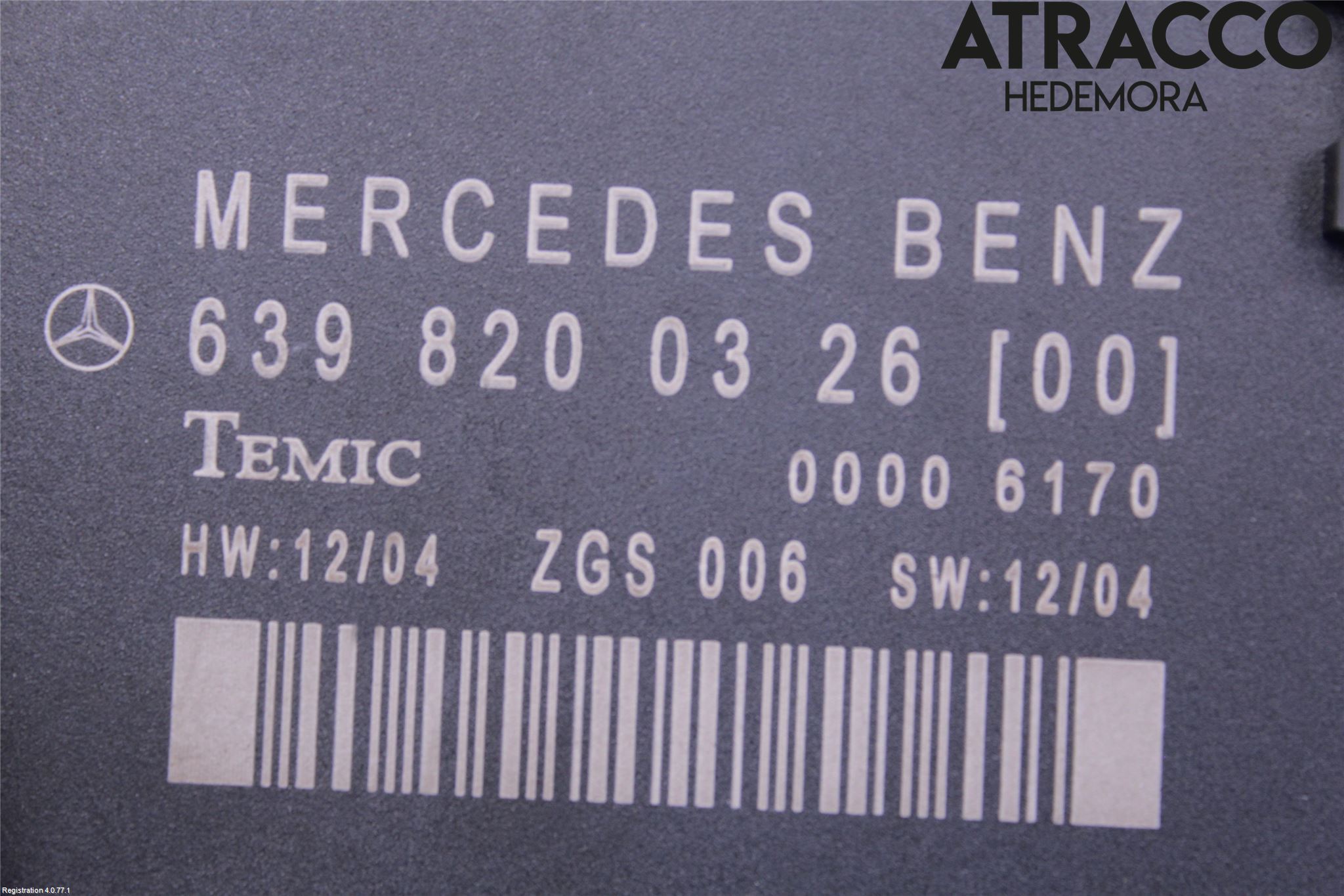 Mercedes-Benz MB VITO/VIANO (W639) 04-14 Styrenhet Dörr