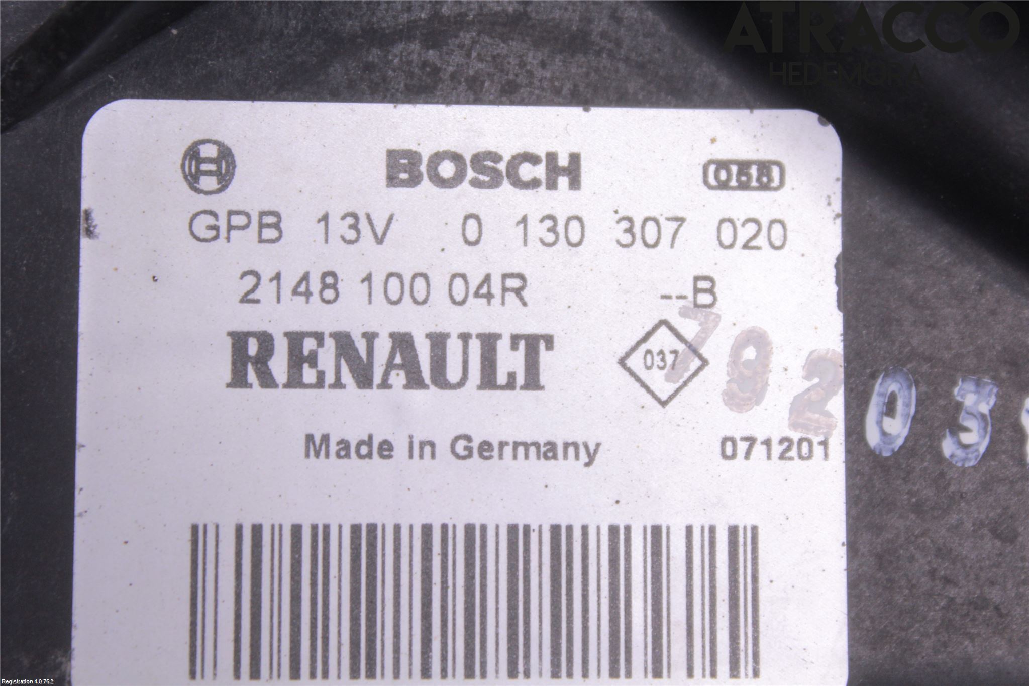 Renault LAGUNA III 08-10 Kylfläkt El