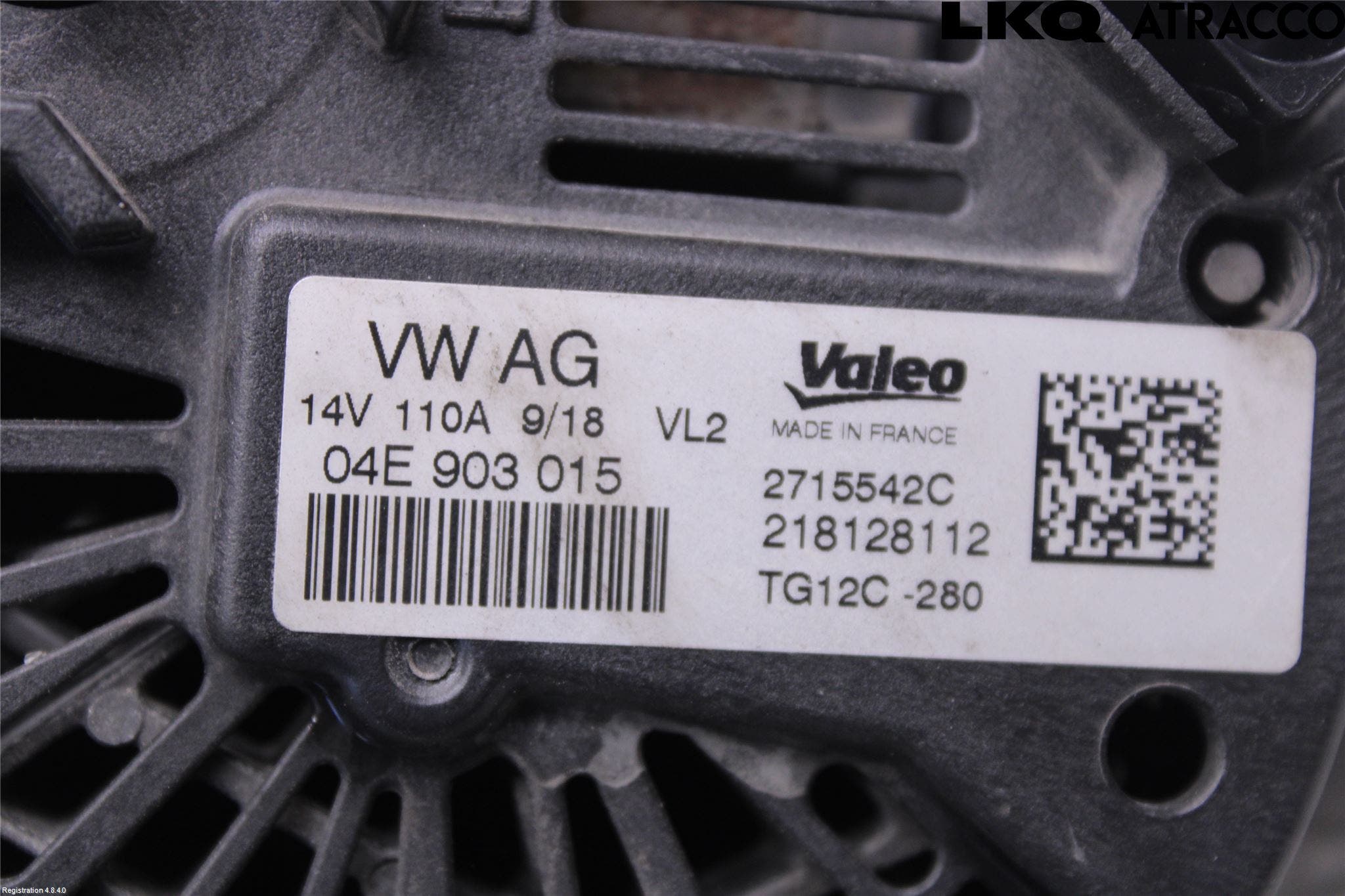 Volkswagen VW POLO VI 18->> Generator