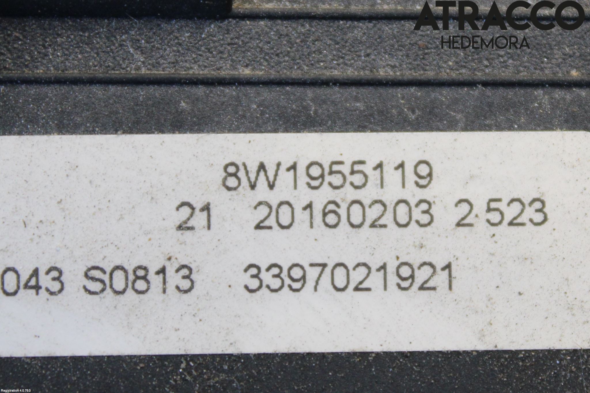 Audi A4/S4 B9 16-19 Torkarmotor Vindruta