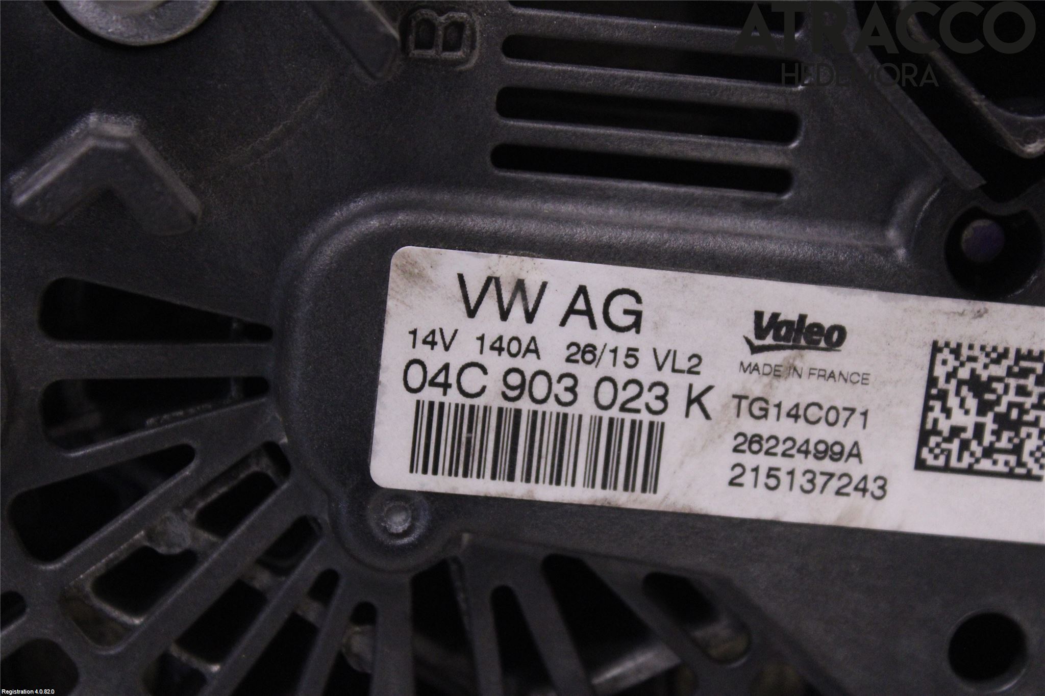 Volkswagen VW GOLF SPORTSVAN 15-20 Generator
