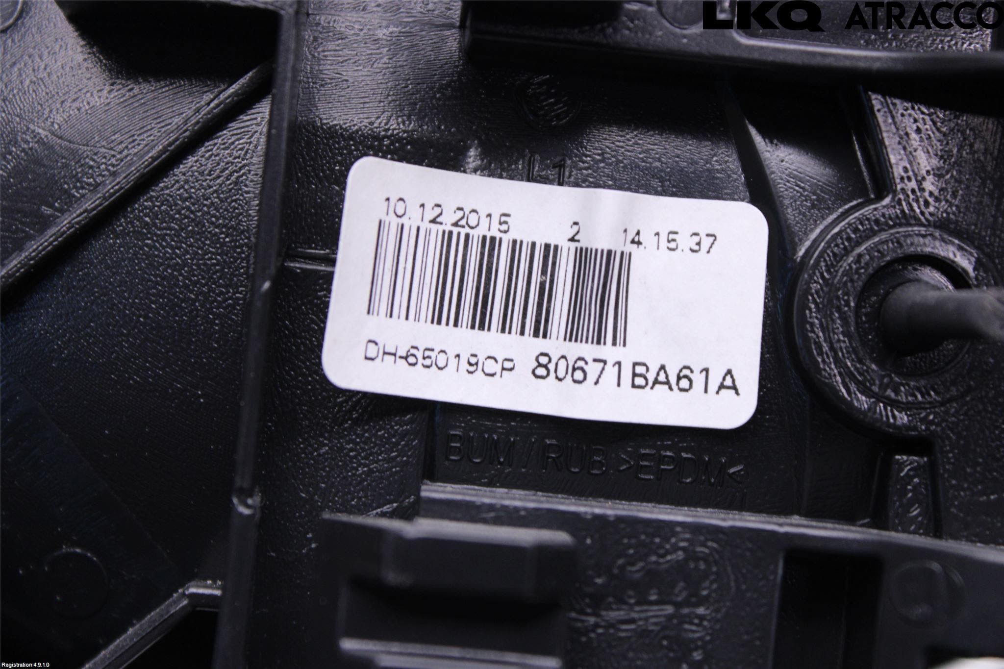 Nissan JUKE 14-19 Dörrhandtag Inre Vä