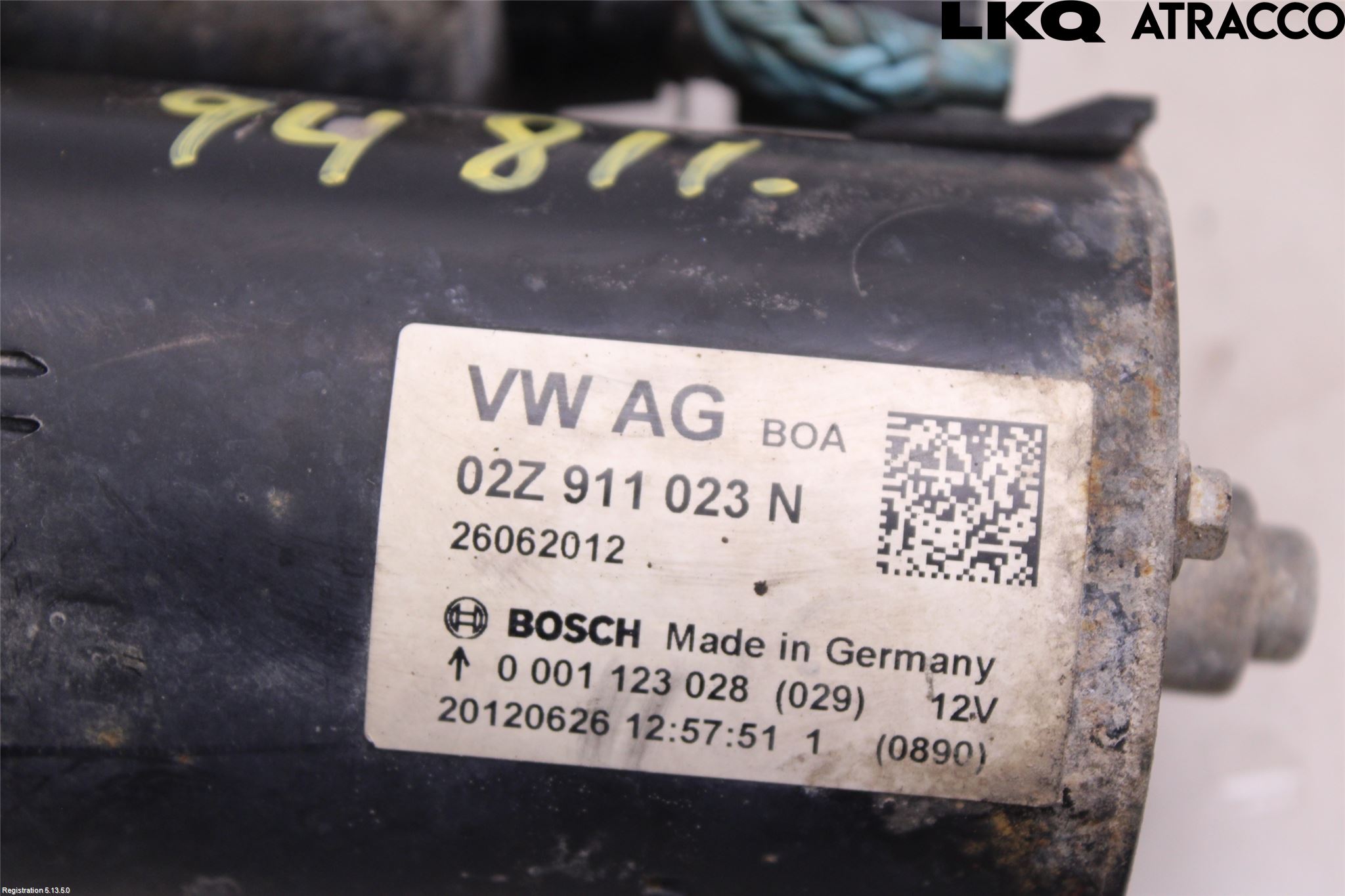 Volkswagen VW CADDY 11-15 Startmotor Diesel