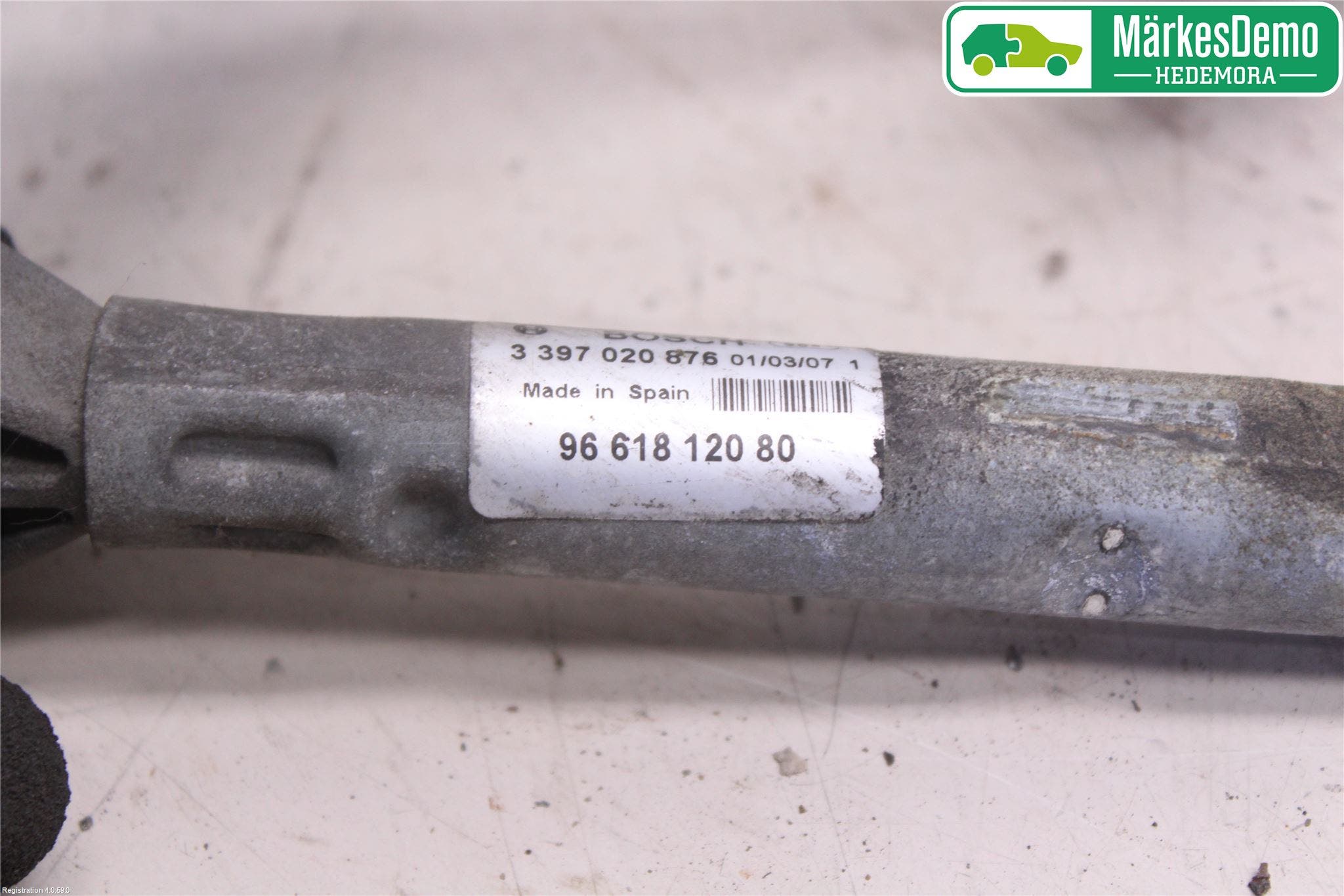 Peugeot 407 Torkarmekanism Vindruta