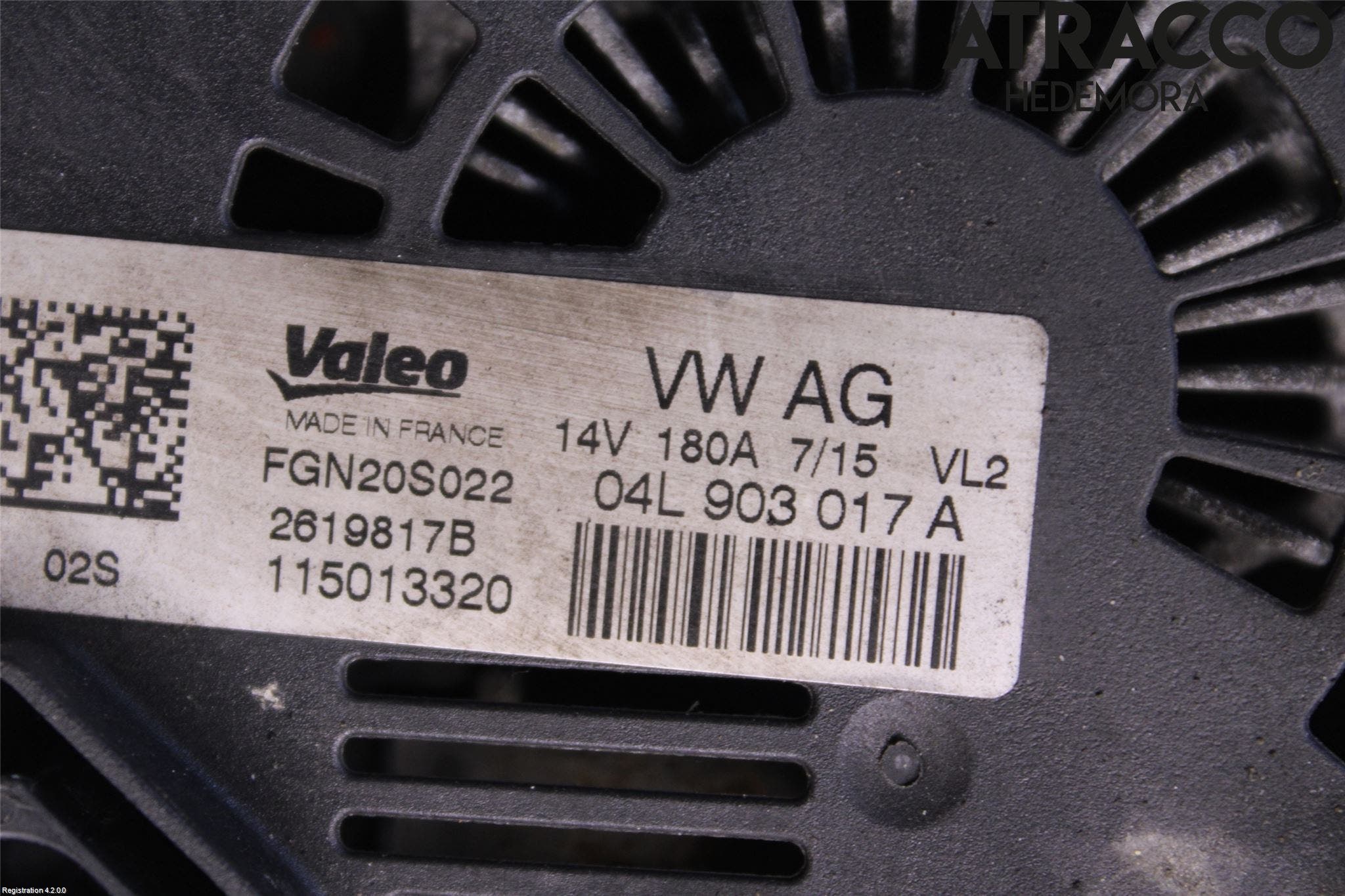 Audi A4 12-15 Generator