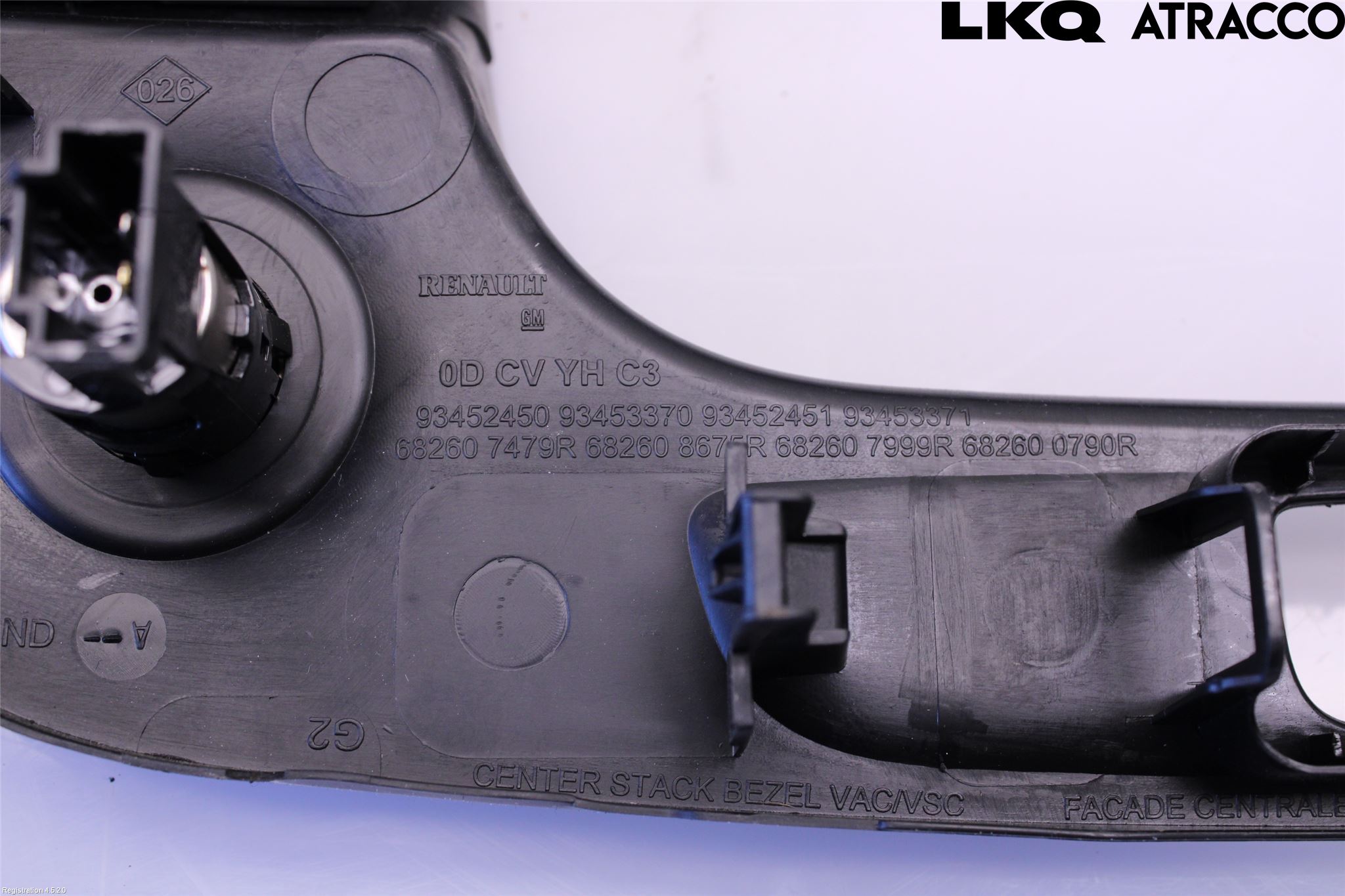 Renault TRAFIC/E-TECH 15- Instrumentsarg