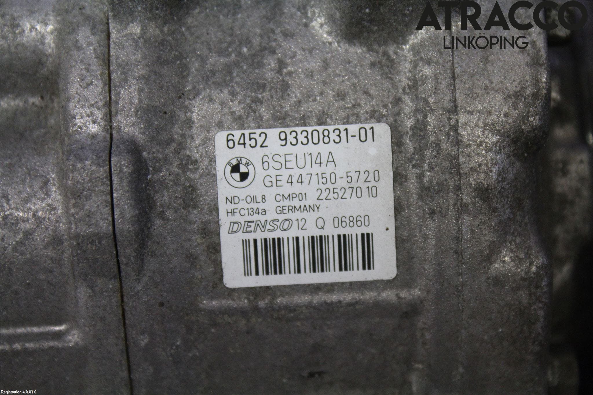 BMW 3 F30/F31/F80 12-19 Ac Kompressor