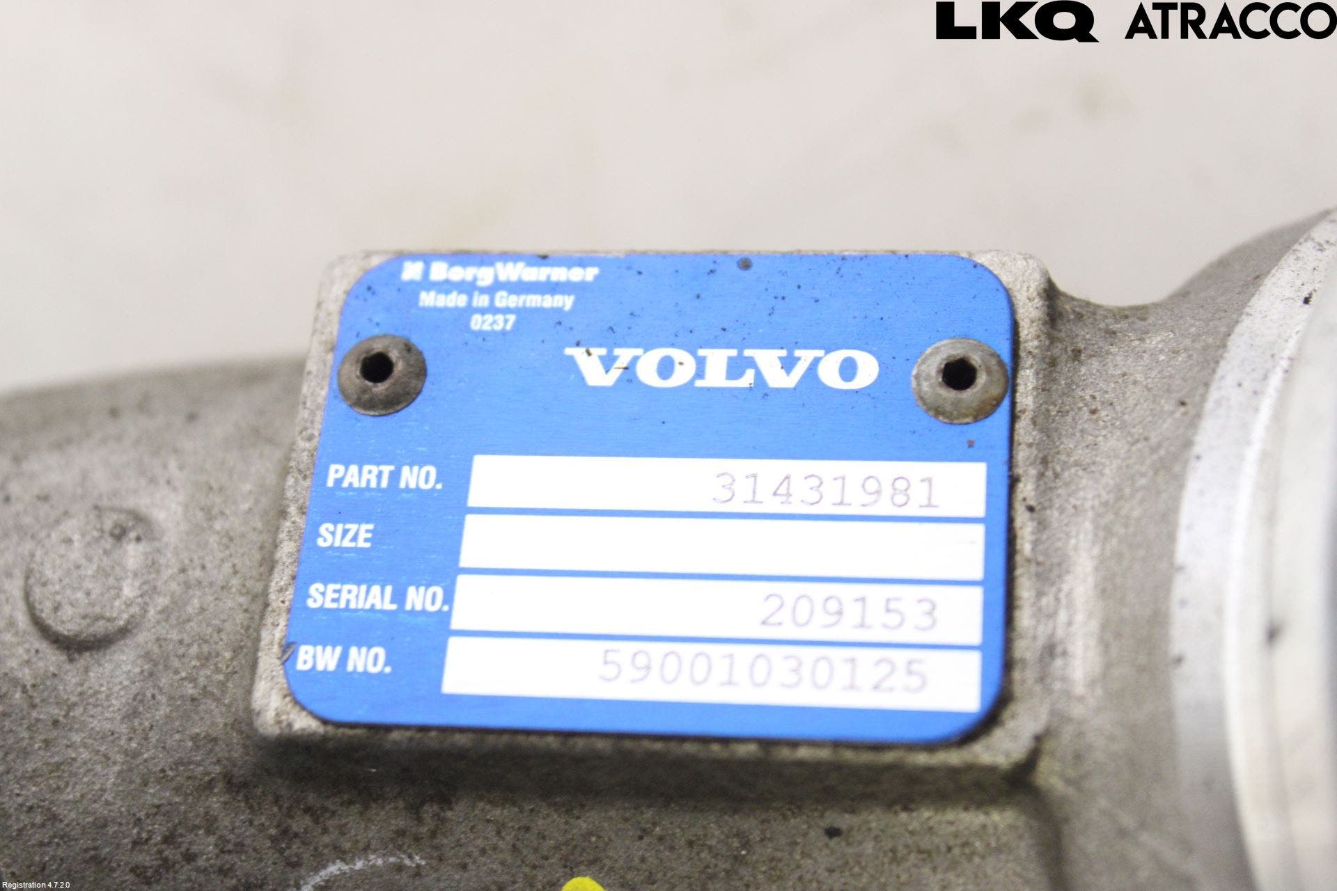 Volvo V90 17->> Laddluft-Intercoolerrör