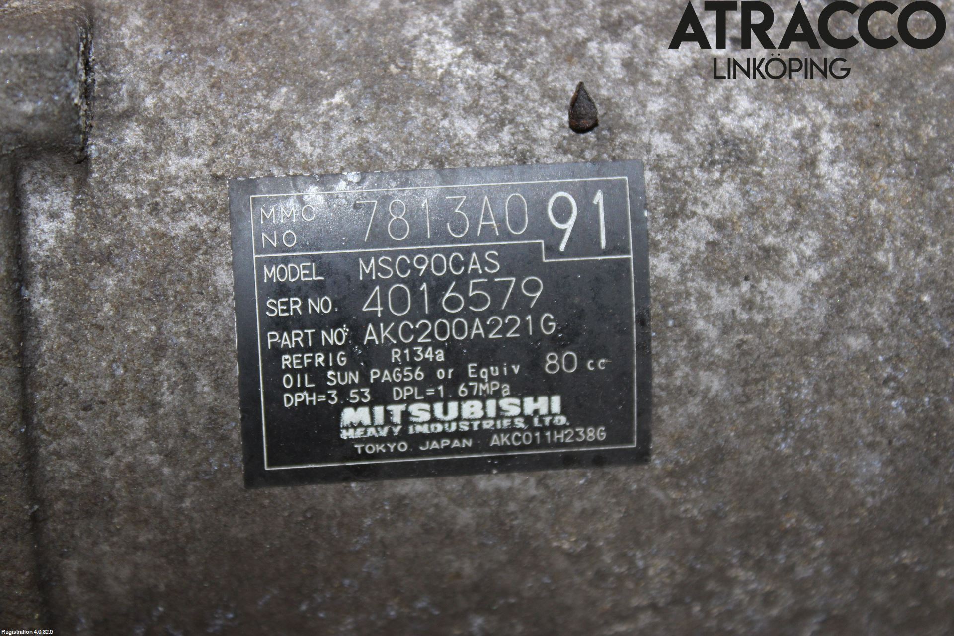 Mitsubishi OUTLANDER 07-12 Ac Kompressor