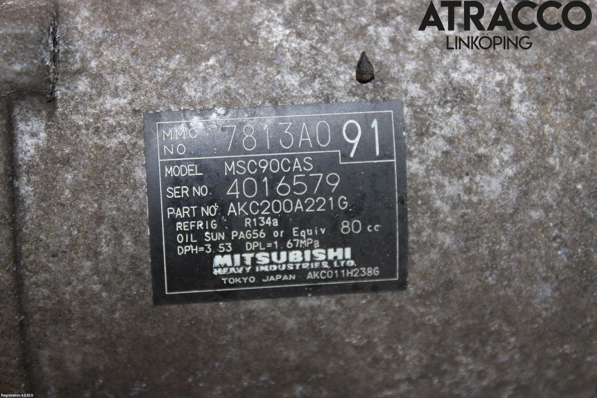 Mitsubishi OUTLANDER 07-12 Ac Kompressor