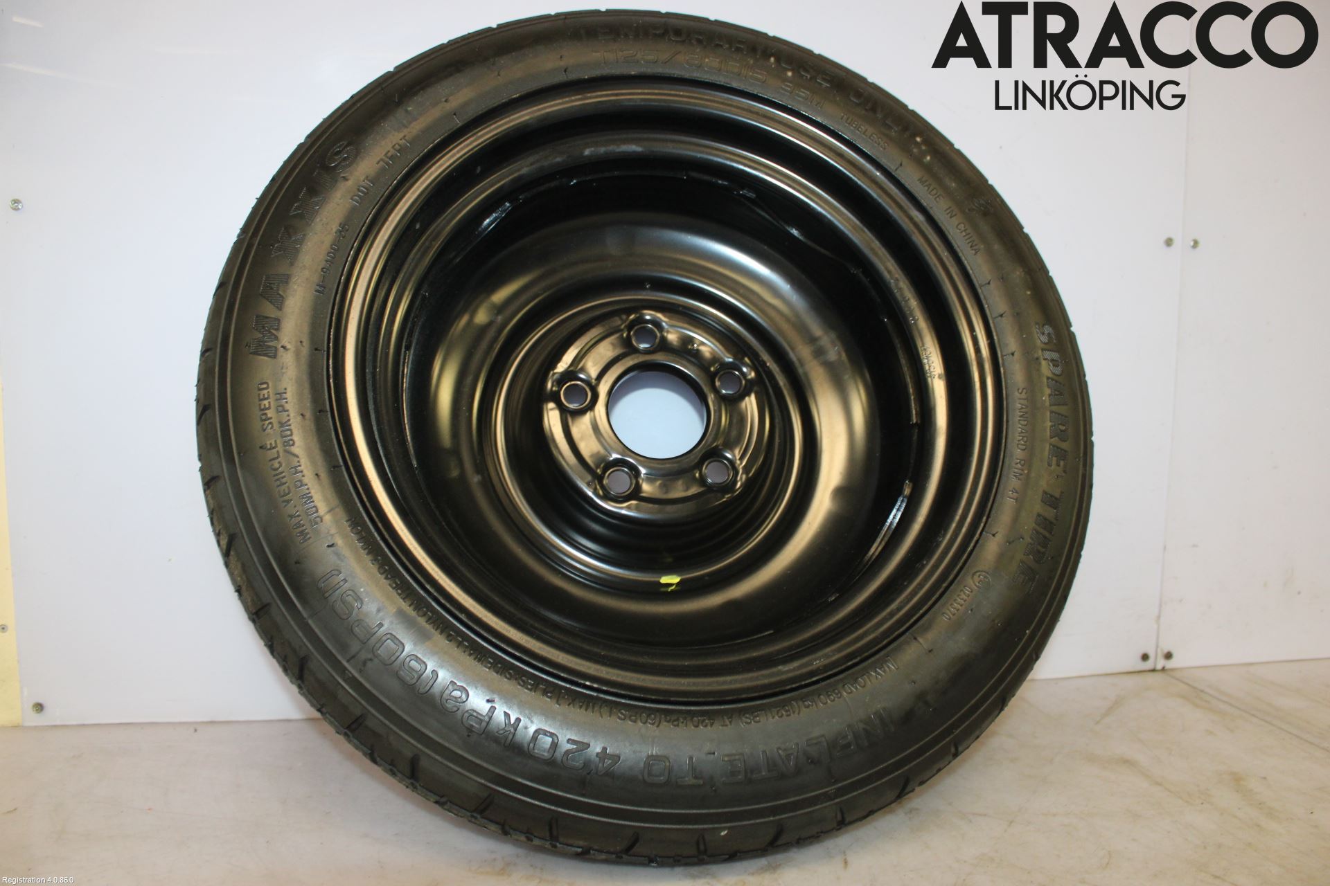 Kia VENGA 10-19 Hjul Reservhjul Minityp