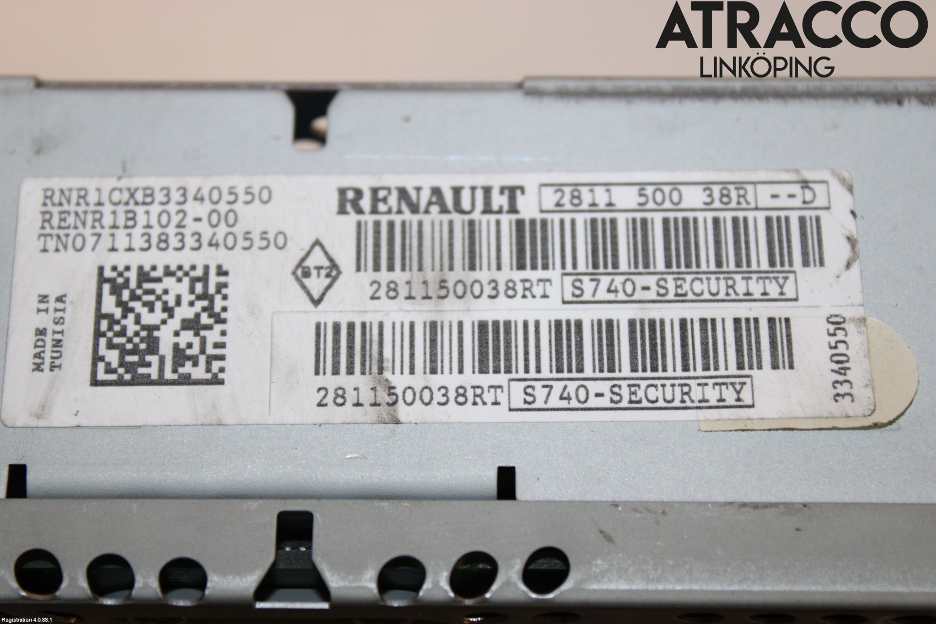 Renault CLIO III  09-12 Cd Radio - Multimediapanel