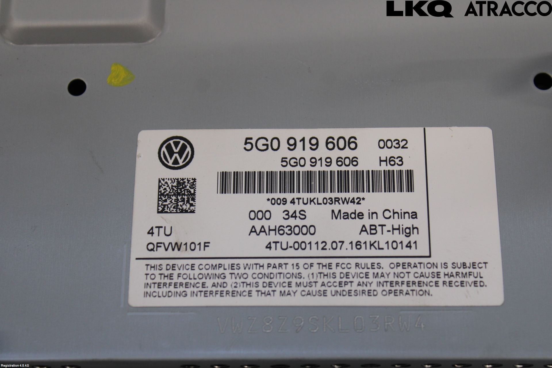 Volkswagen VW PASSAT 15-19 Multifunktionsdisplay