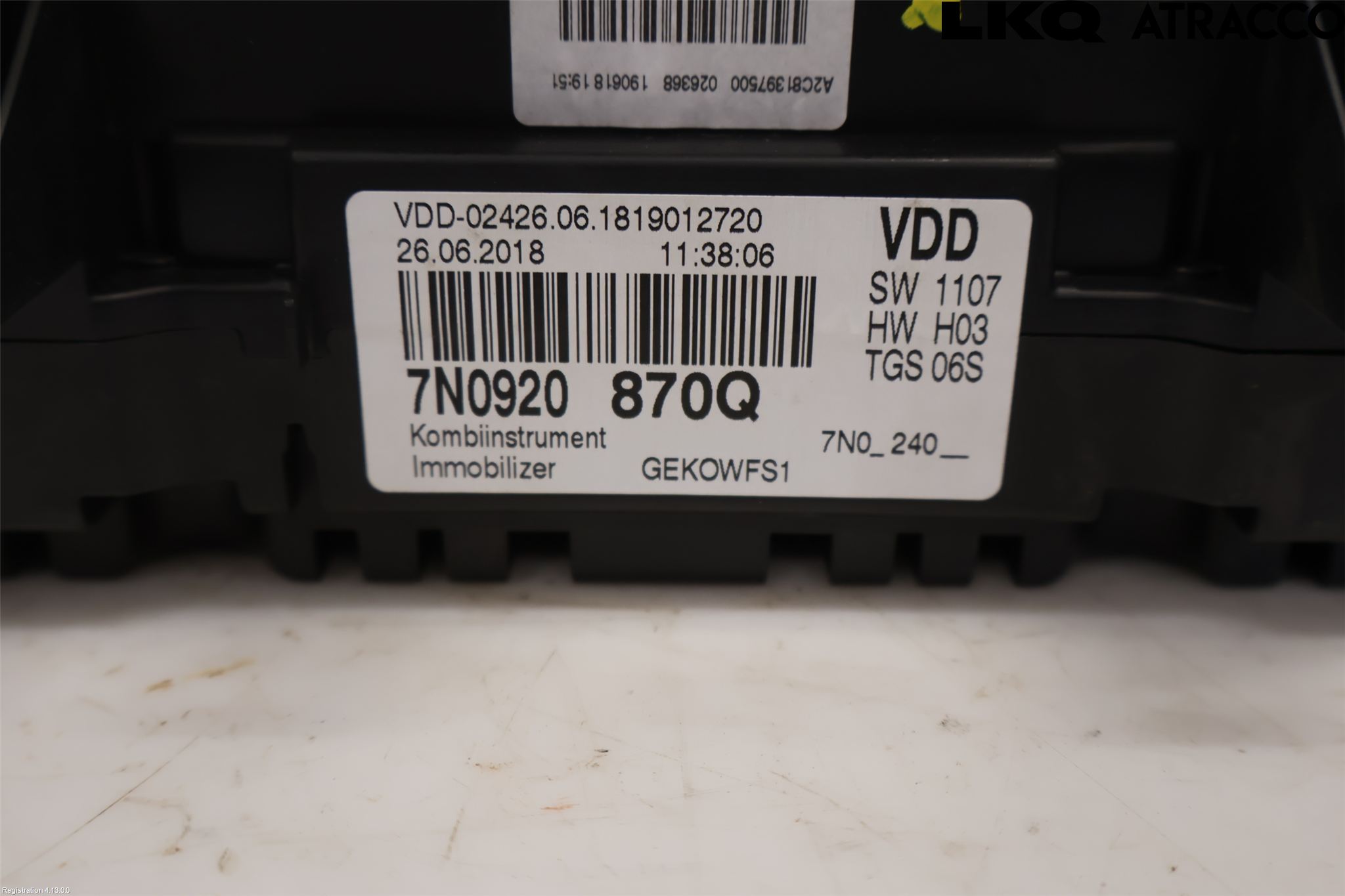 Volkswagen VW SHARAN 11- Instrument Komb