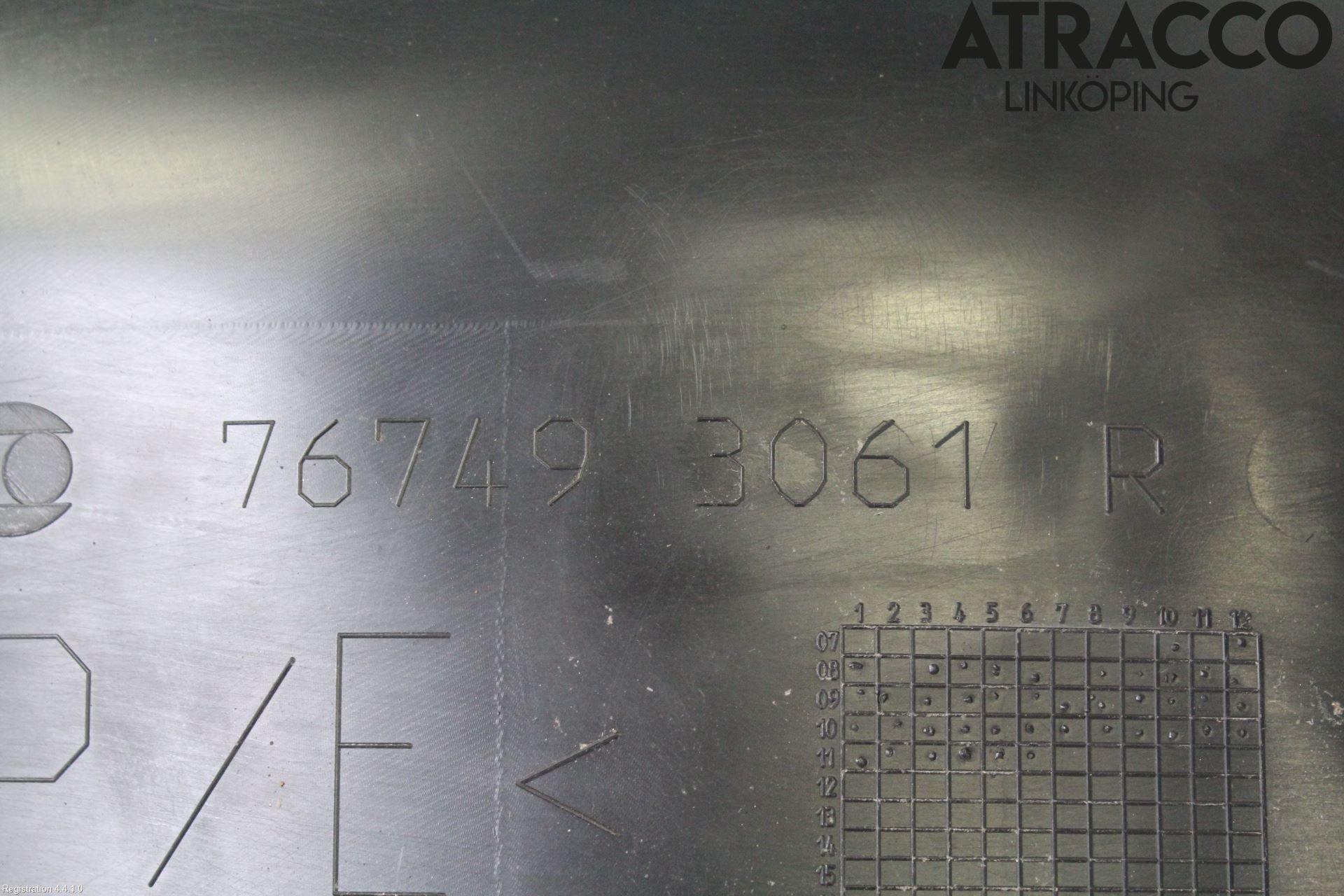 Renault MEGANE III 09-15 Skärm Inner