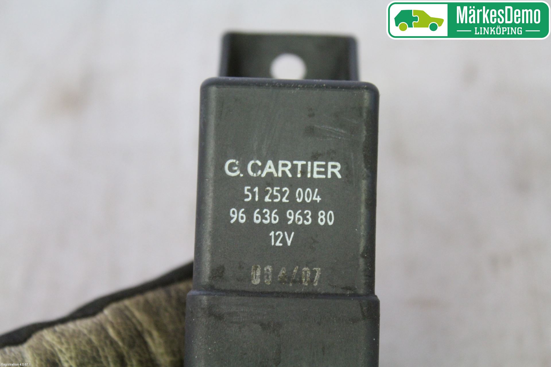 Citroen C4 PICASSO 06-13 Relä Glödning Diesel