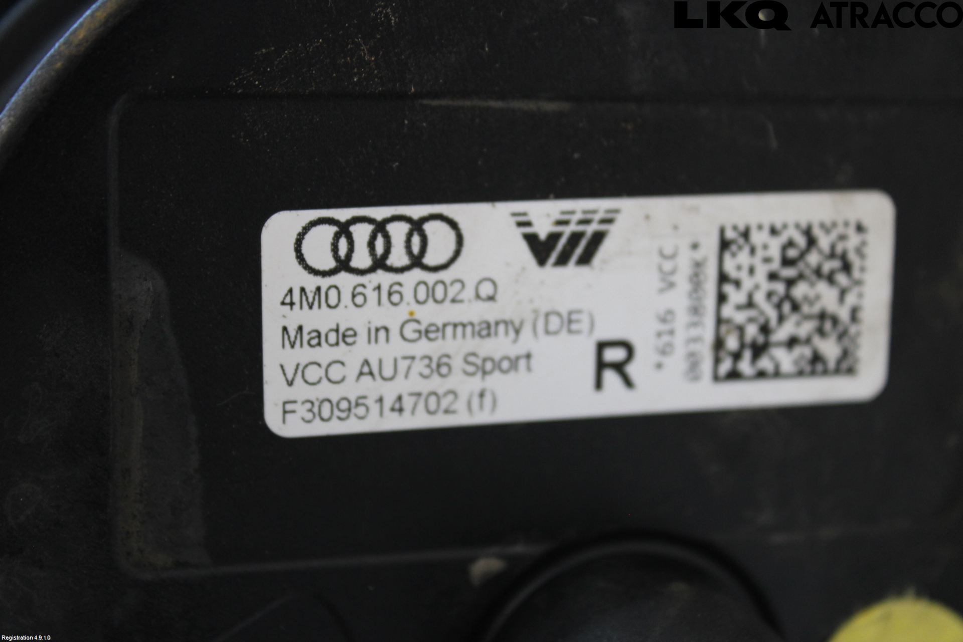 Audi Q7/SQ7 Nivå-Luftfjädring Bälg