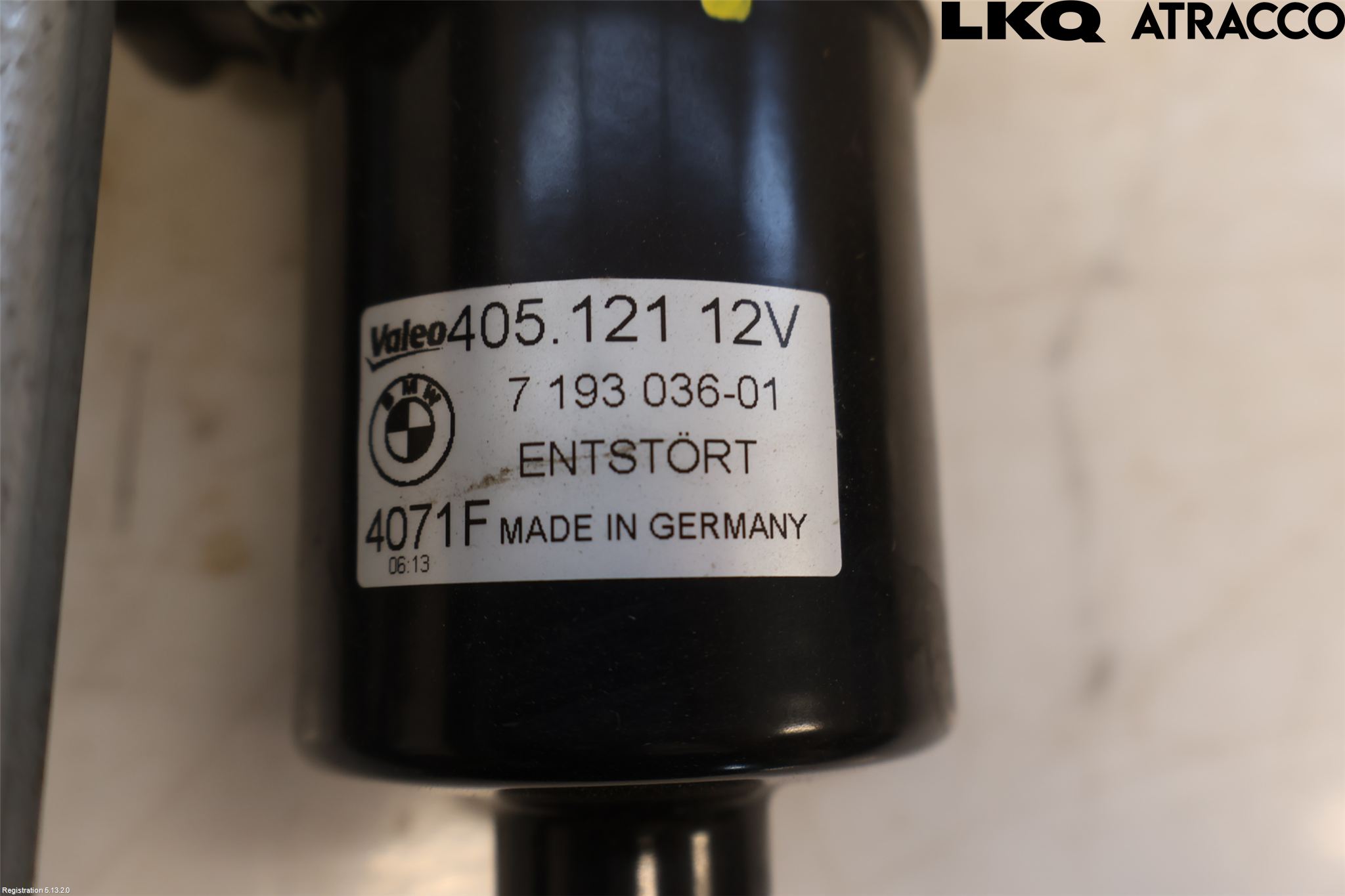 BMW 1 E87/81 5D/3D 03-11 Torkarmekanism Vindruta