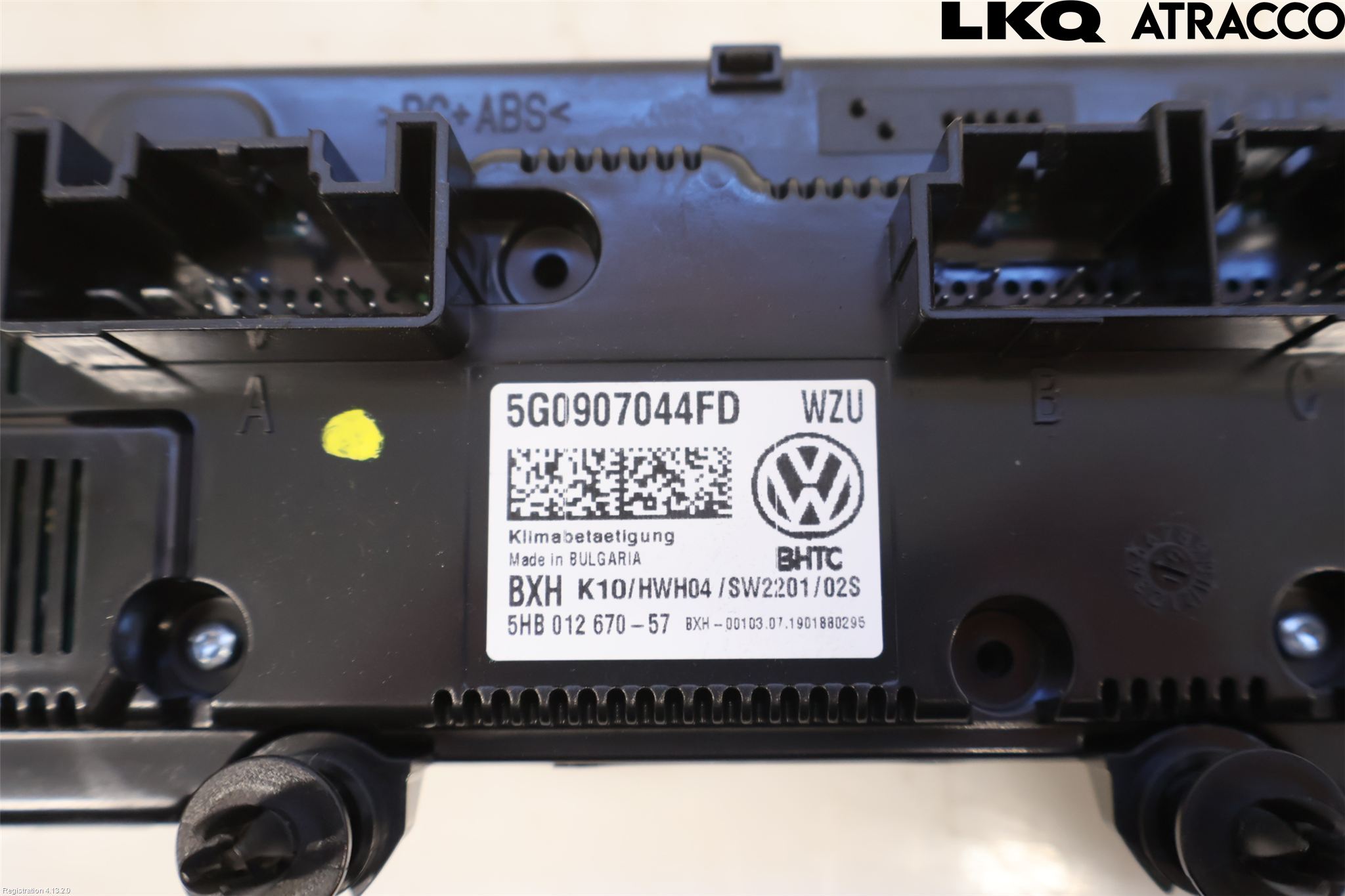 Volkswagen VW GOLF / E-GOLF VII 13-20 Ac Styrenhet Ac Manöveren