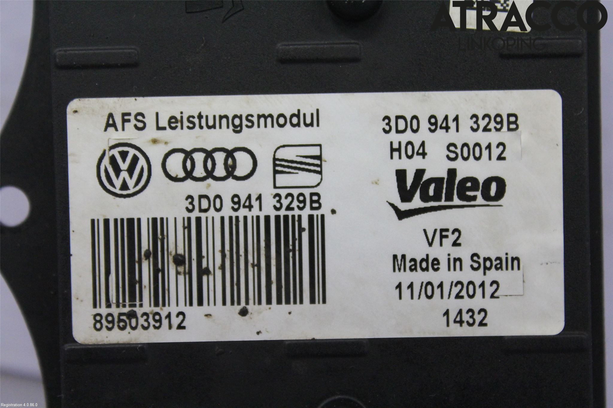 Volkswagen VW PASSAT 11-14 Styrenhet Strålkastare
