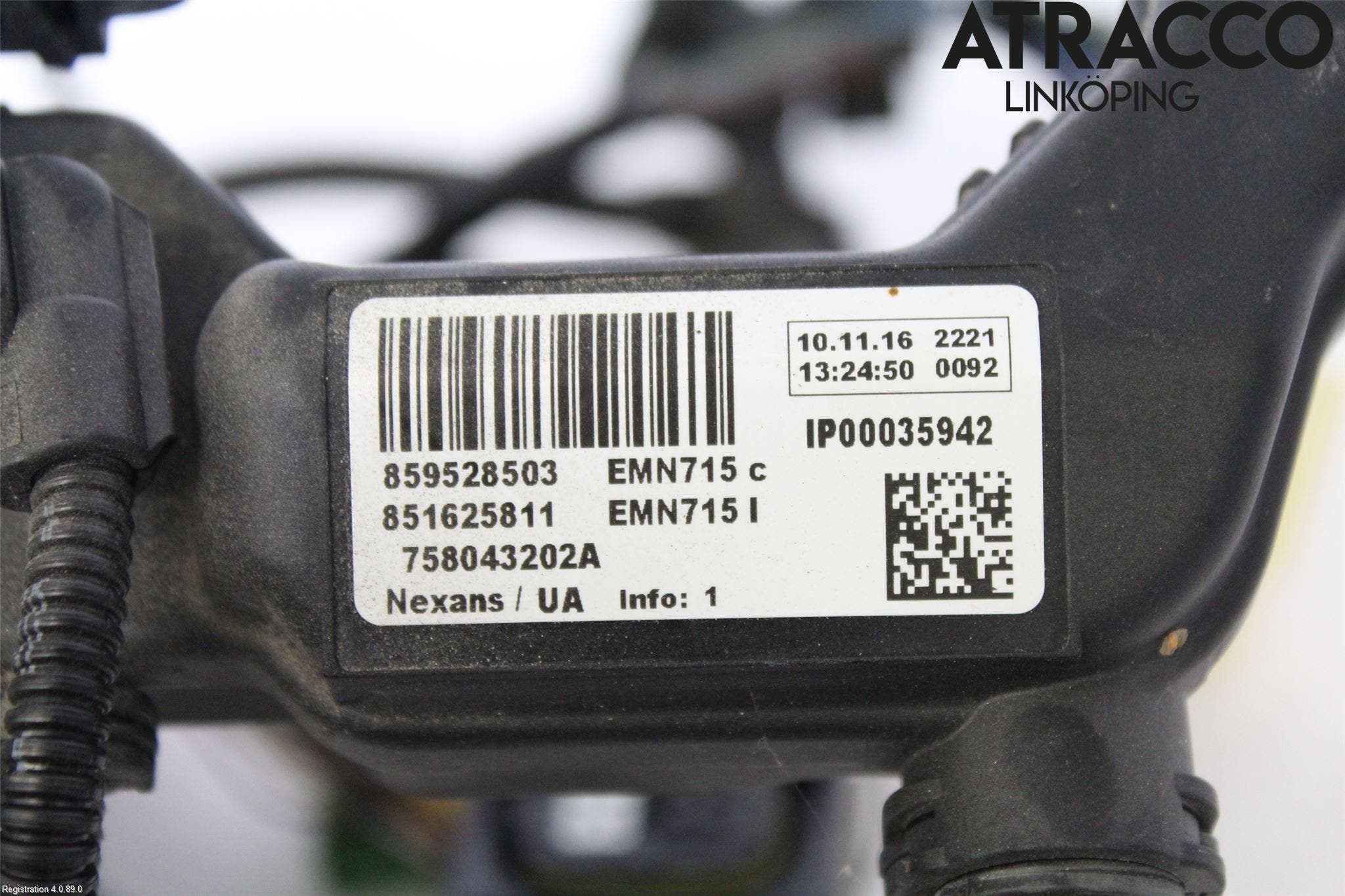 BMW 3 F30/F31/F80 12-19 Kabelhärva