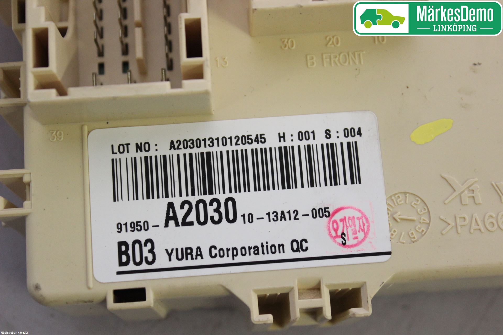 Kia CEED 12-18 Säkringsdosa-Elcentral