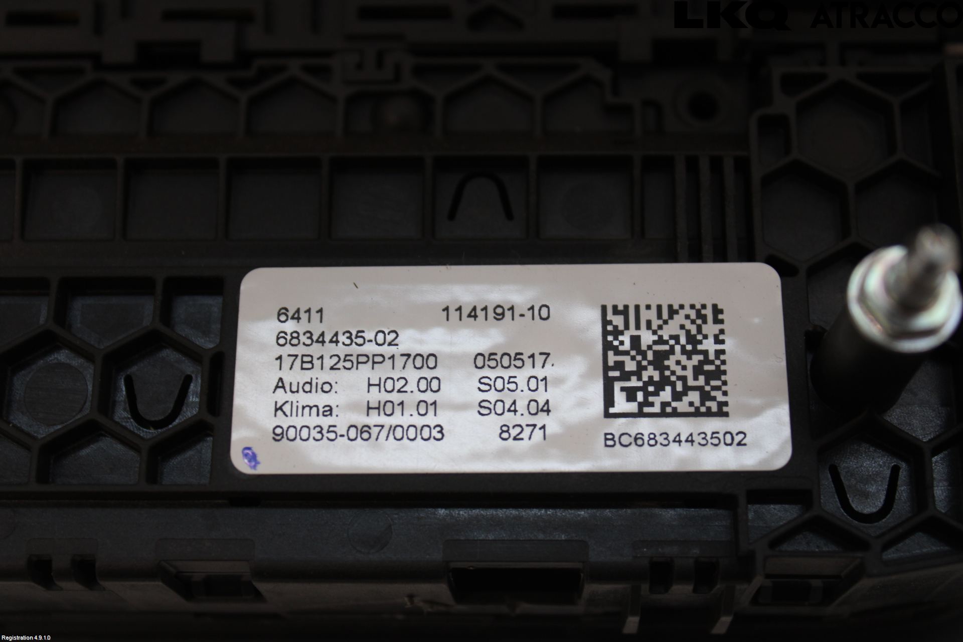 BMW 5 G30/G31/F90 17-23 Ac Styrenhet Ac Manöveren