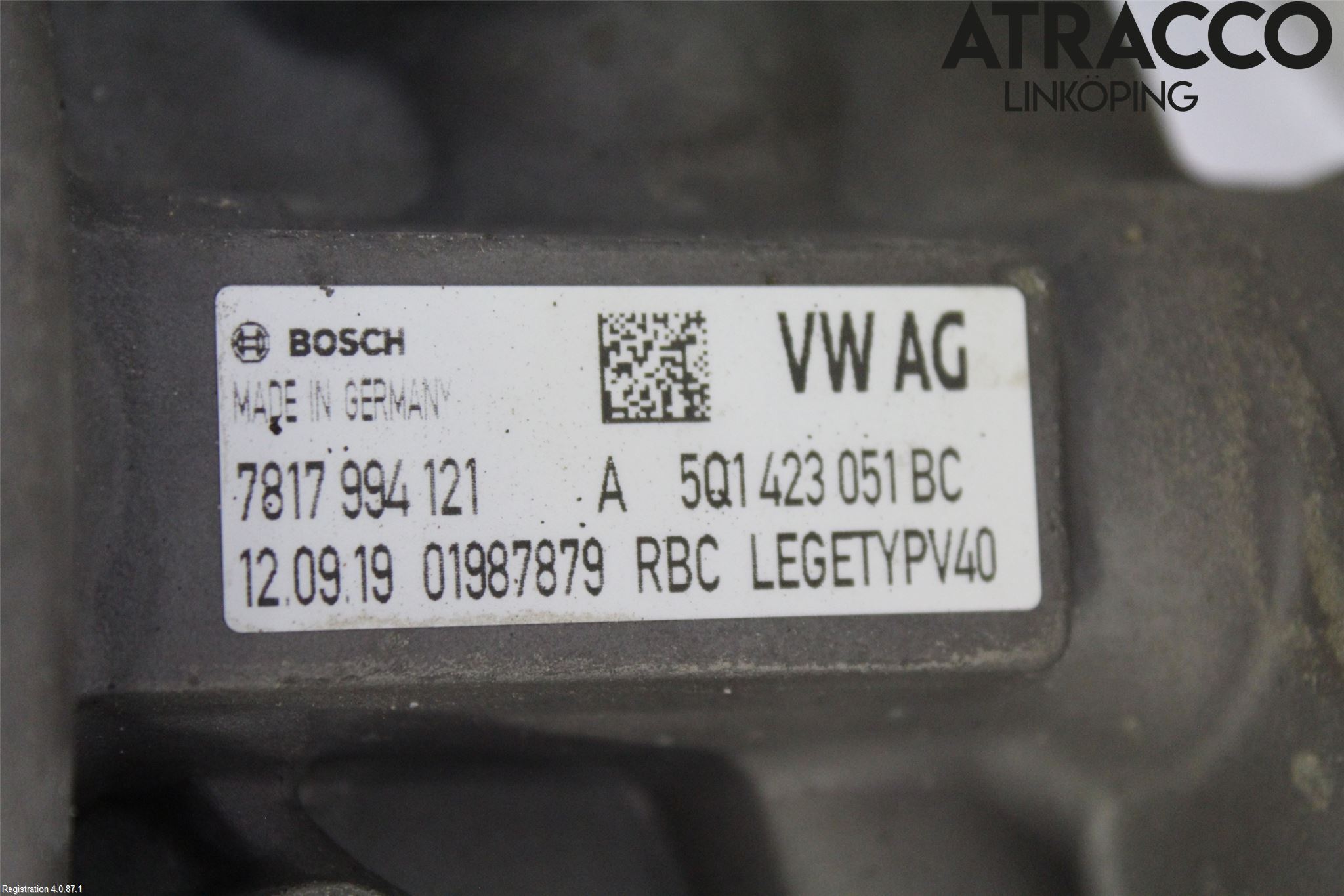 Volkswagen VW GOLF / E-GOLF VII 13-20 Styrväxel-Snäcka Elektrisk