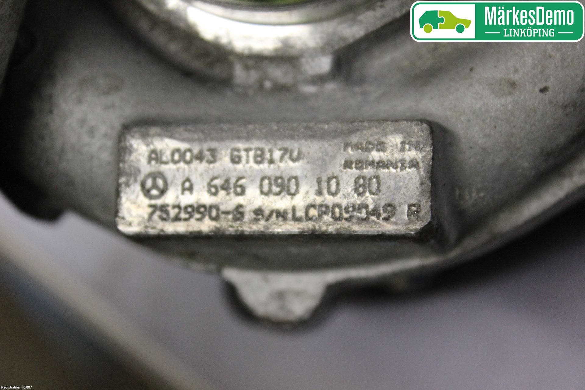 Mercedes-Benz MB C-KLASS (W204) 07-15 Turboaggregat