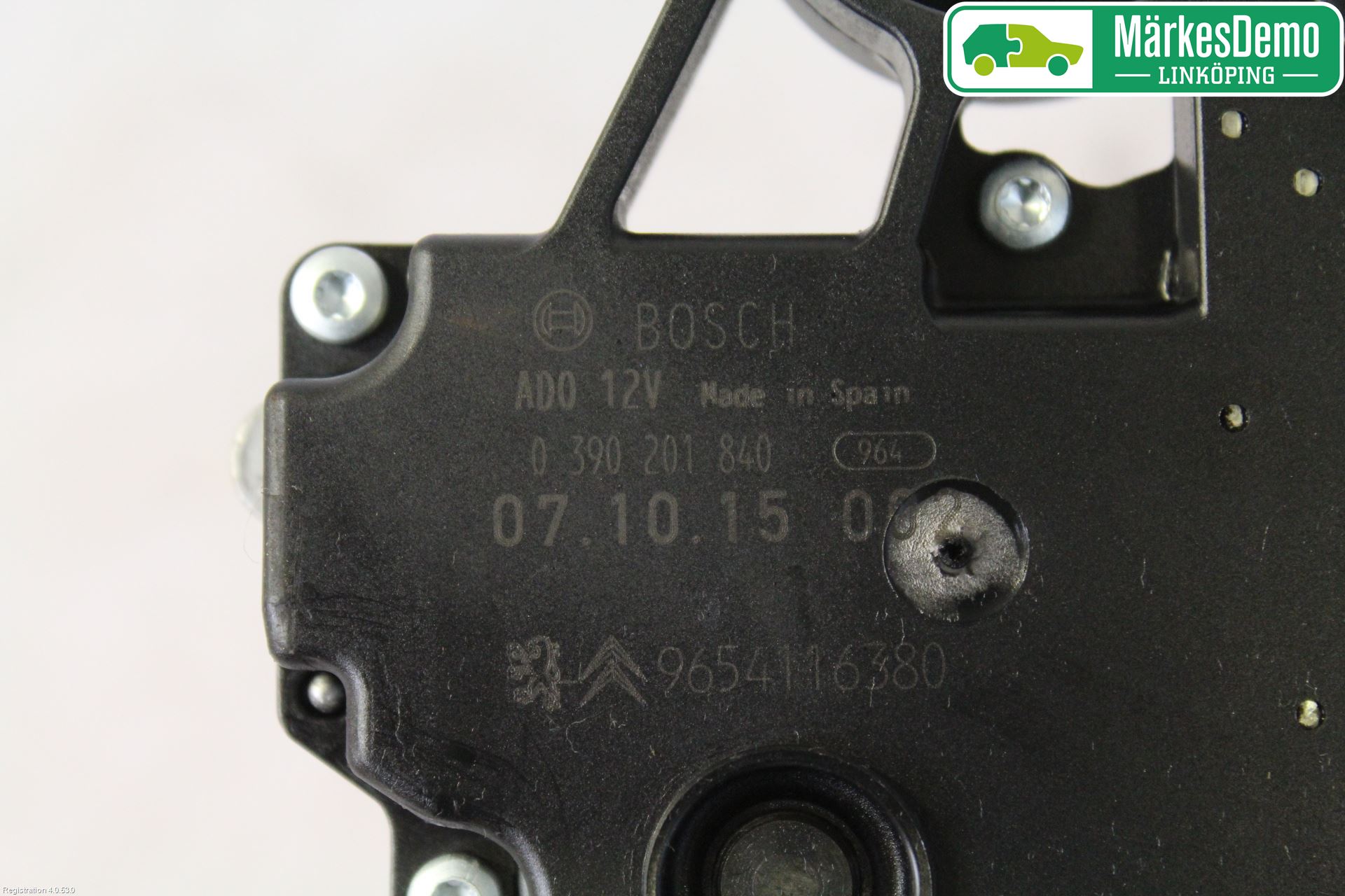 Citroen C4 PICASSO 06-13 Torkarmotor Baklucka