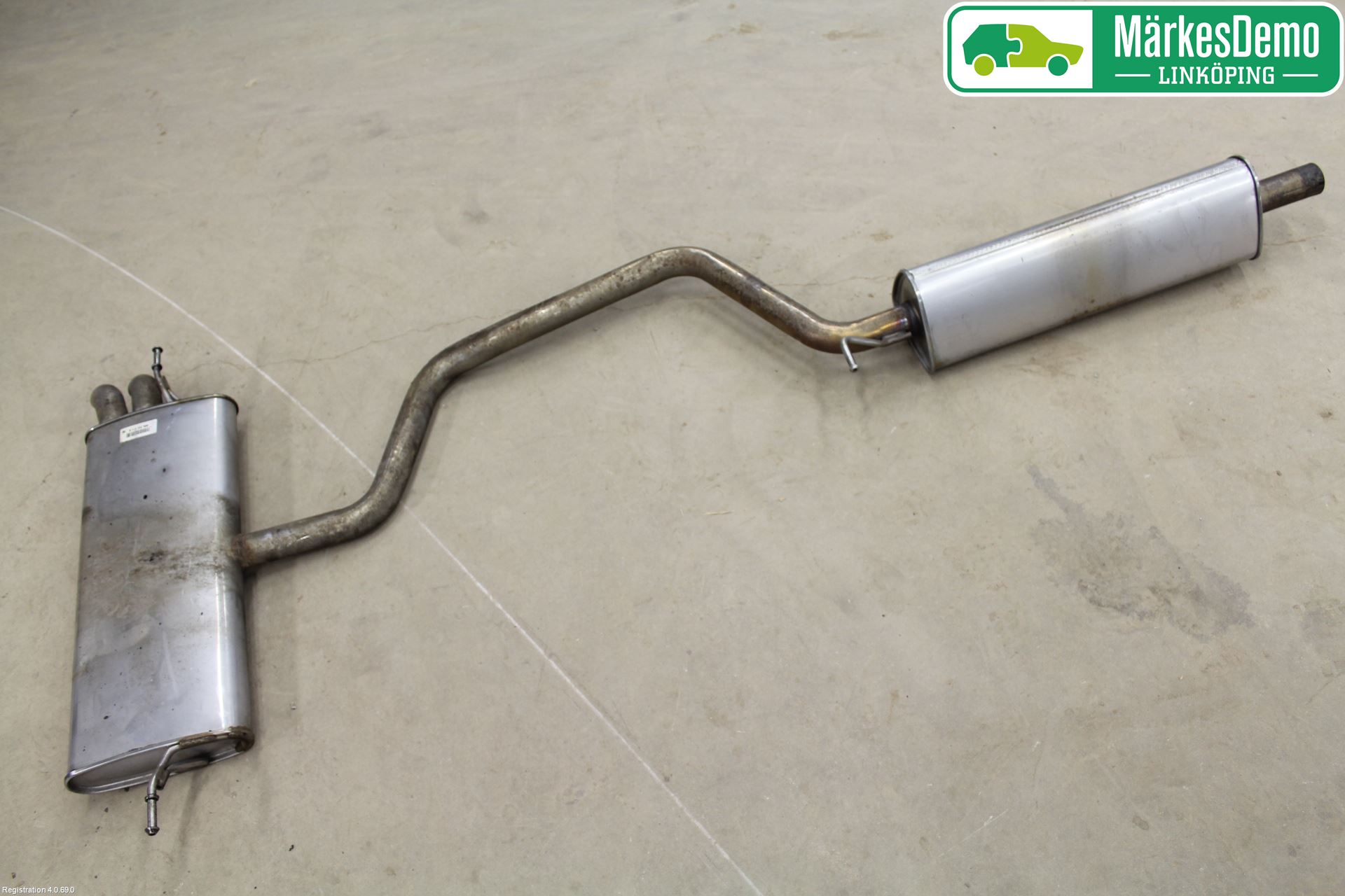 Volkswagen VW GOLF / E-GOLF VII 13-20 Avgas Halvsats