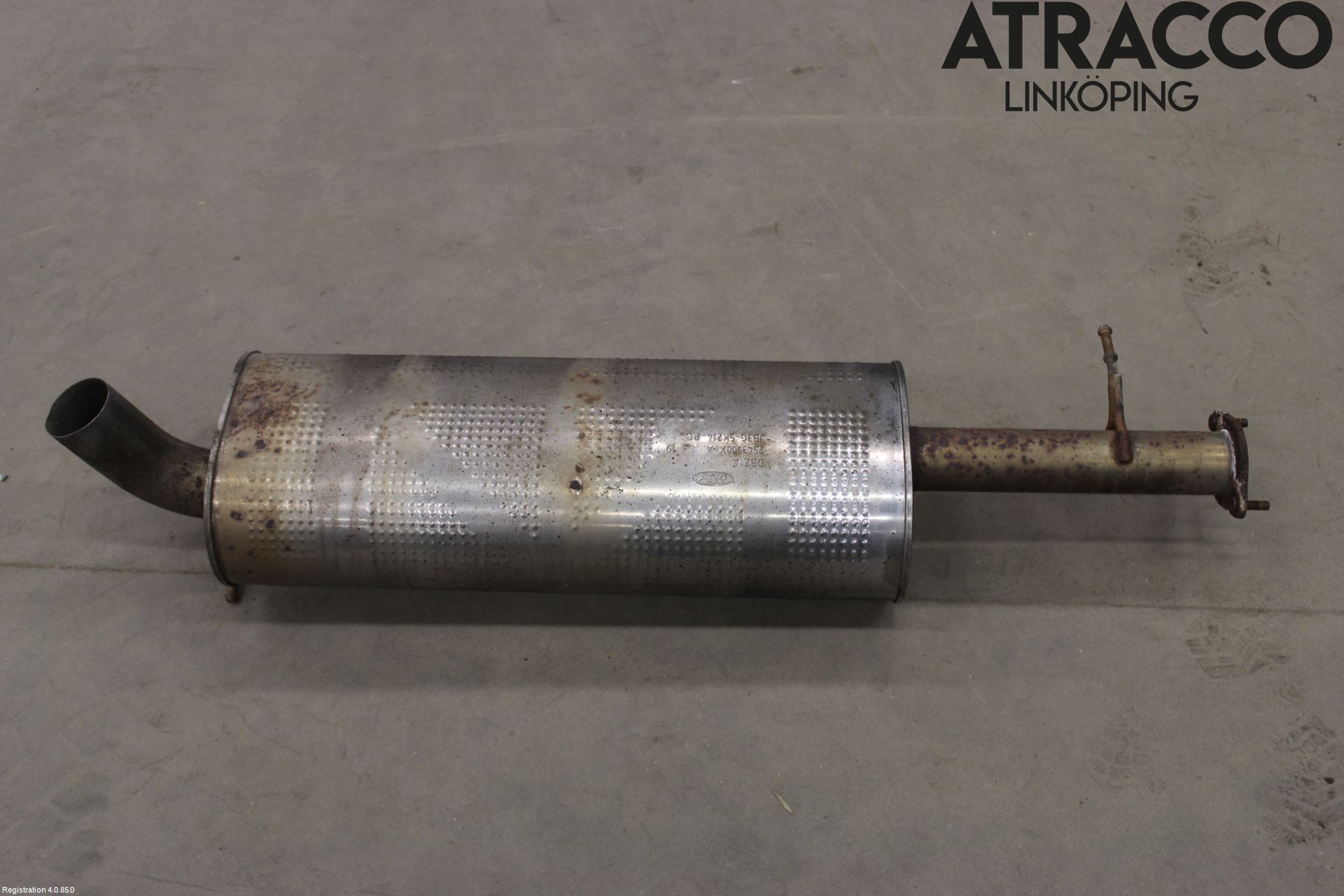 Ford RANGER EU 12-23 Avgas-Ljuddämpare-Rör