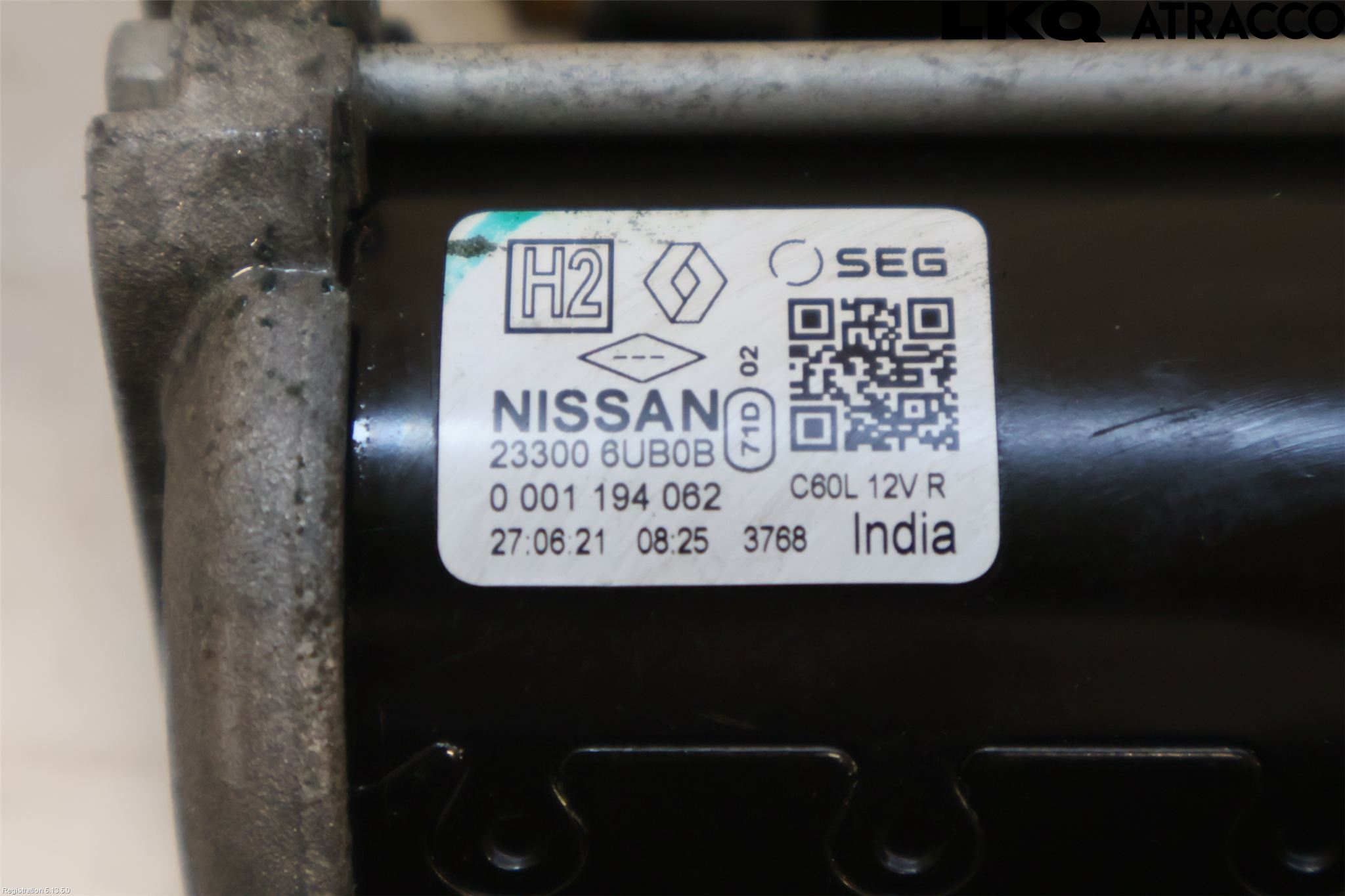 Nissan QASHQAI 21- Startmotor