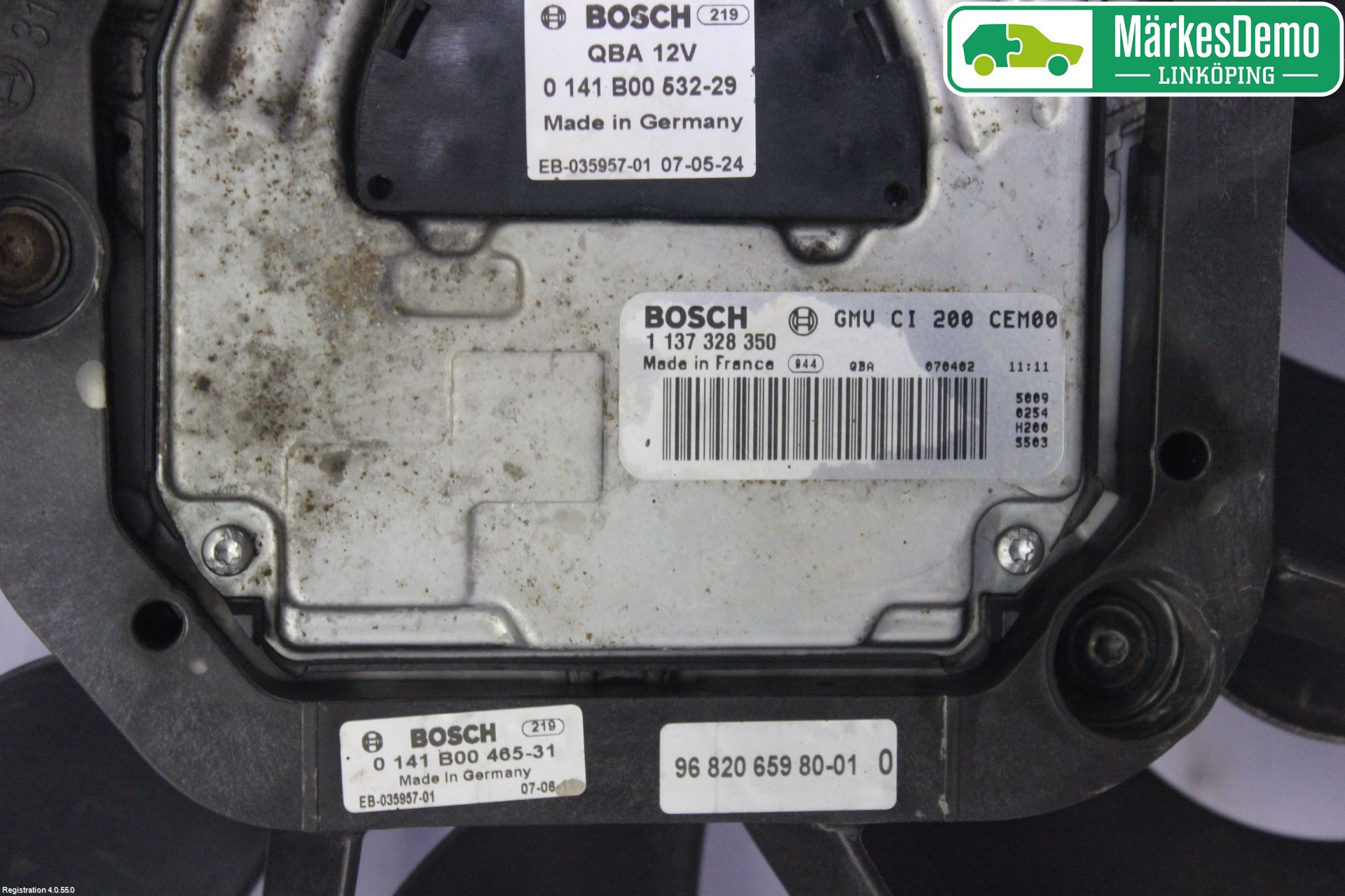 Citroen C4 PICASSO 06-13 Kylfläkt El