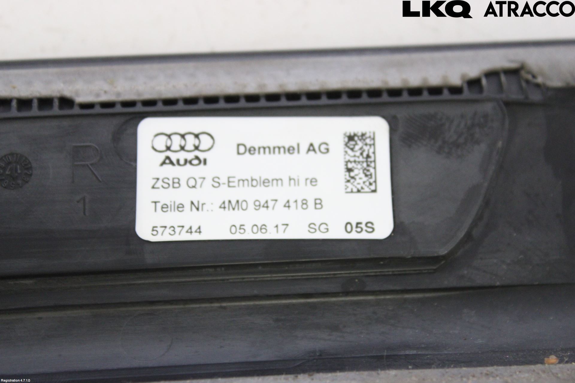 Audi Q7/SQ7 Inr Tröskel-Insteg