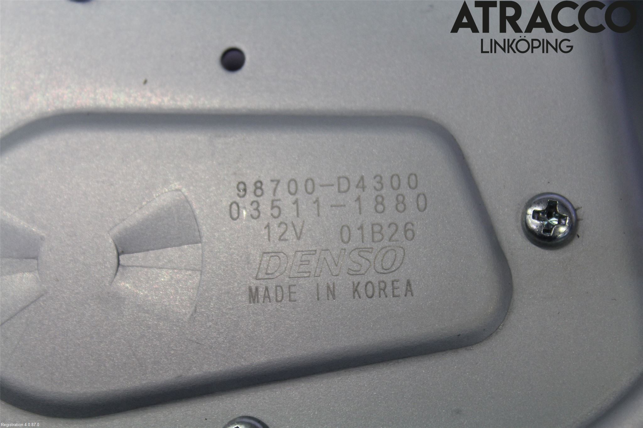 Kia OPTIMA 16-20 Torkarmotor Baklucka