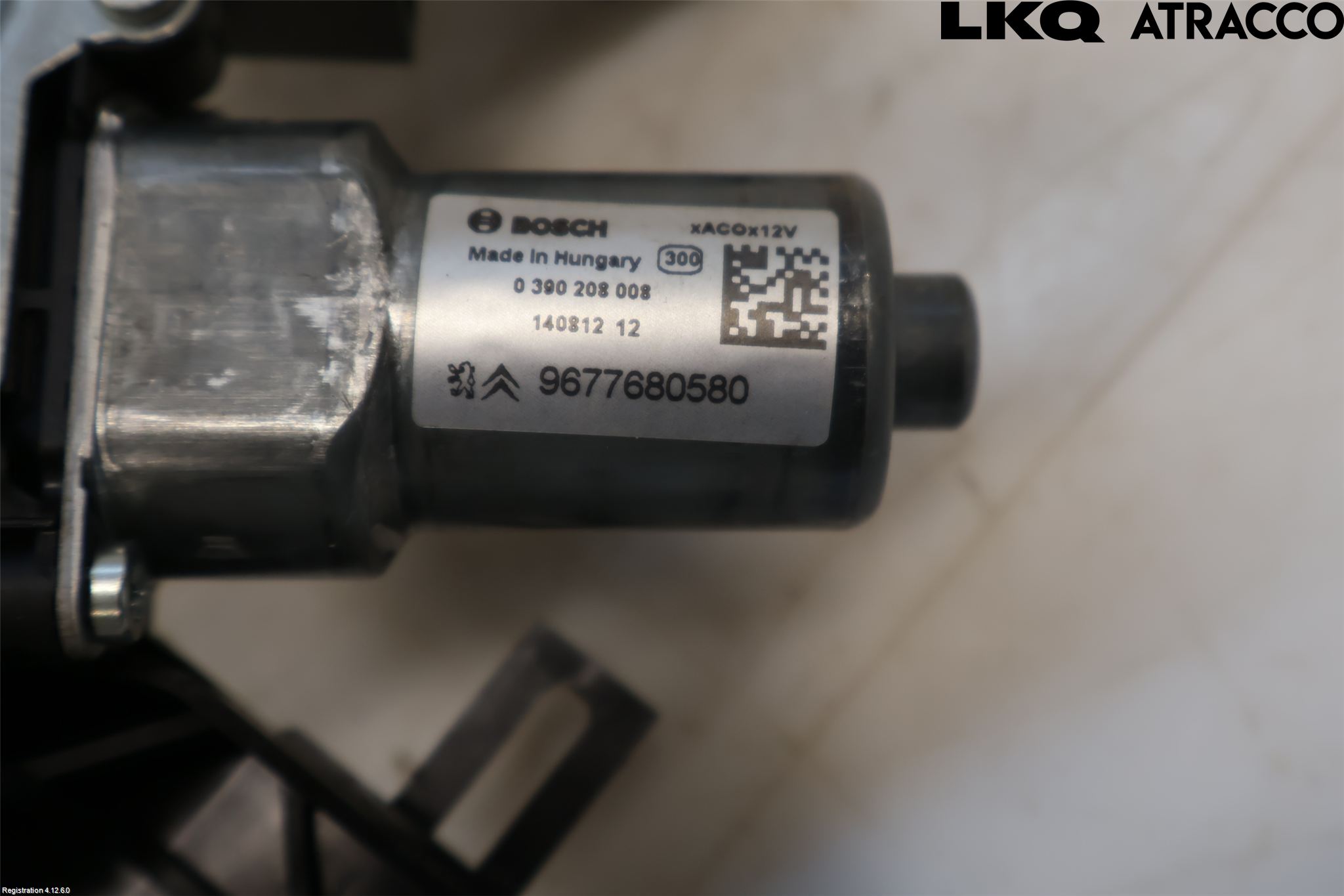 Peugeot 308 14-21 Torkarmotor Baklucka