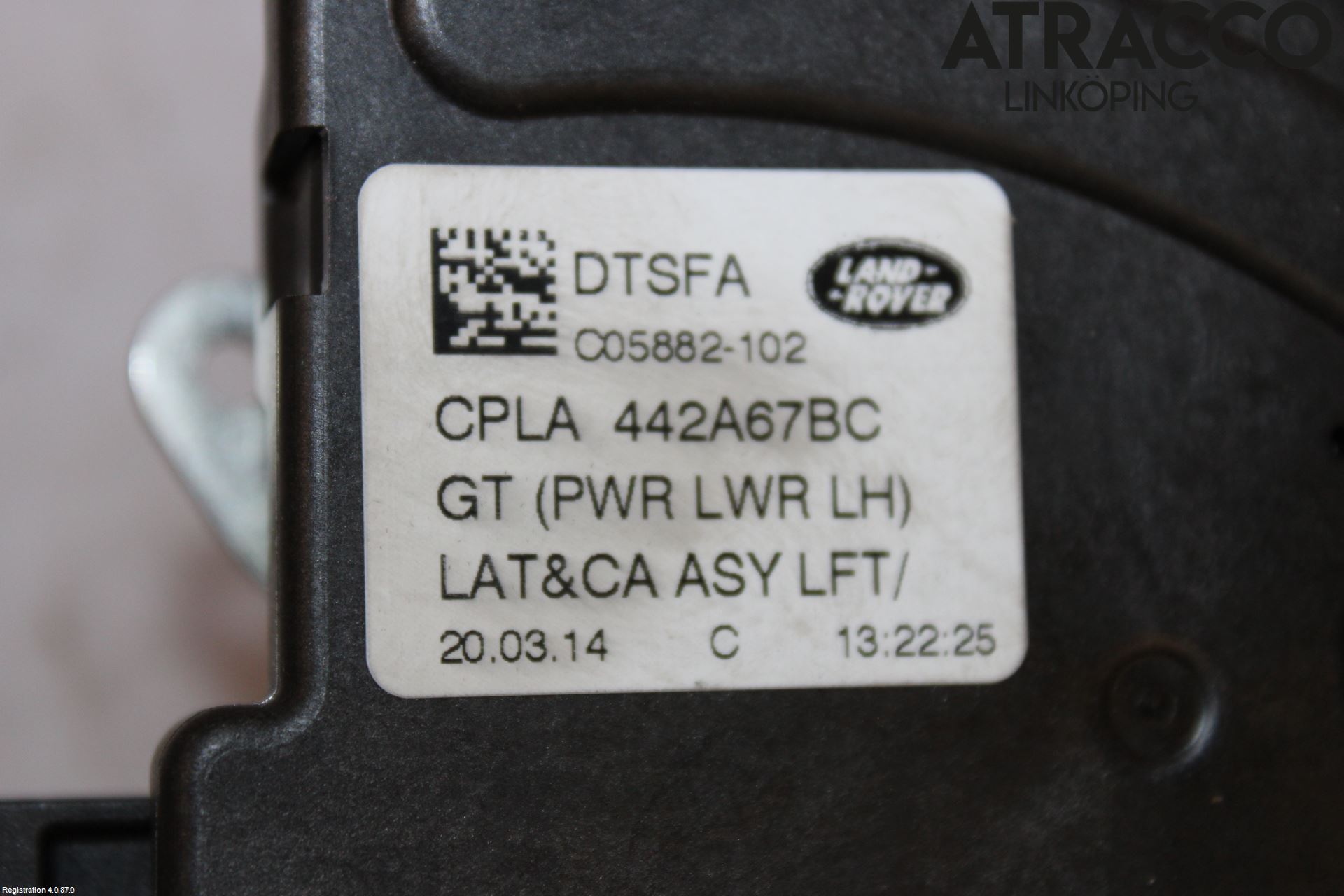 Landrover RANGE ROVER (L405) 13-21 Låskista Baklucka