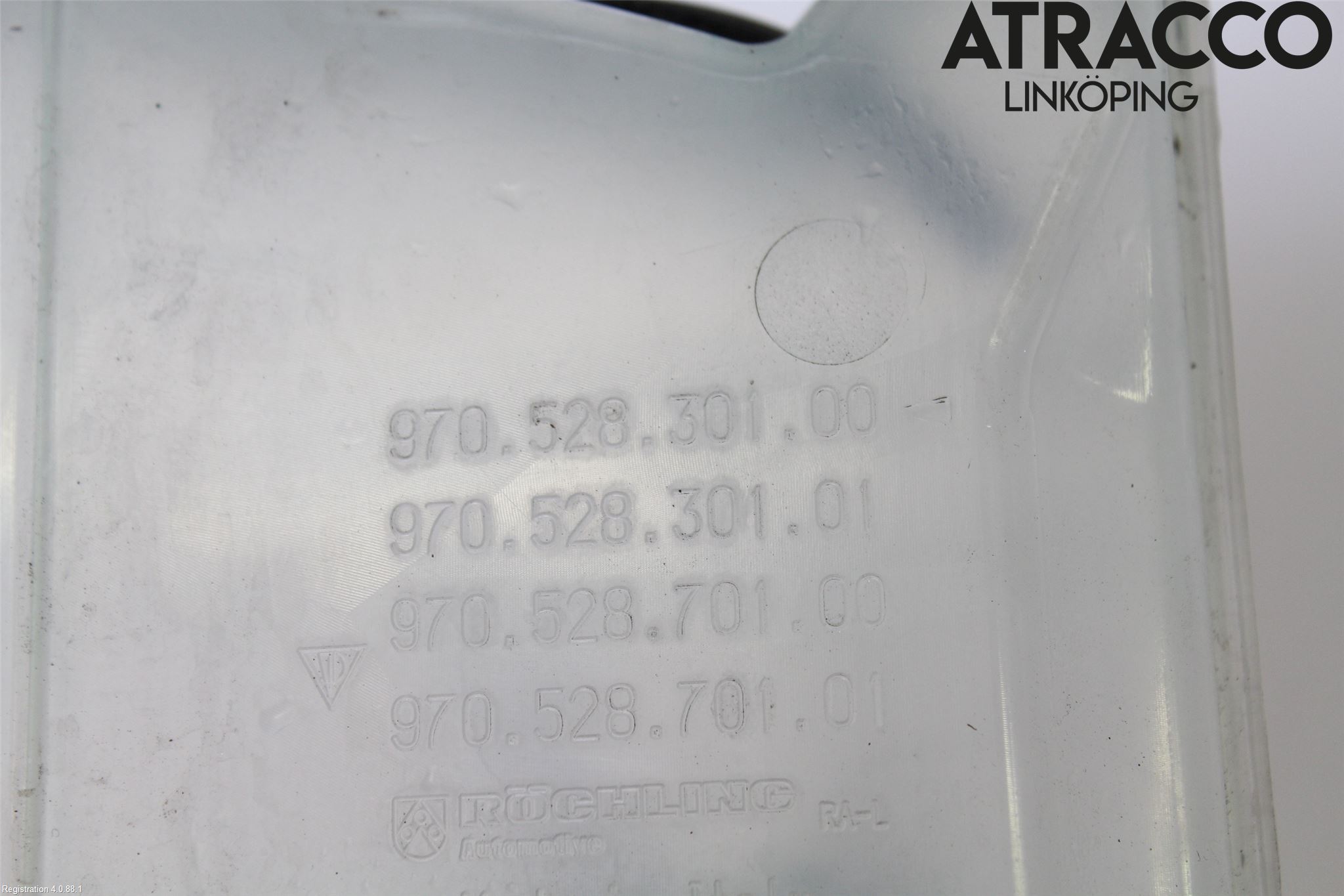 Porsche PANAMERA 09- Spolartank Vindruta-Strål